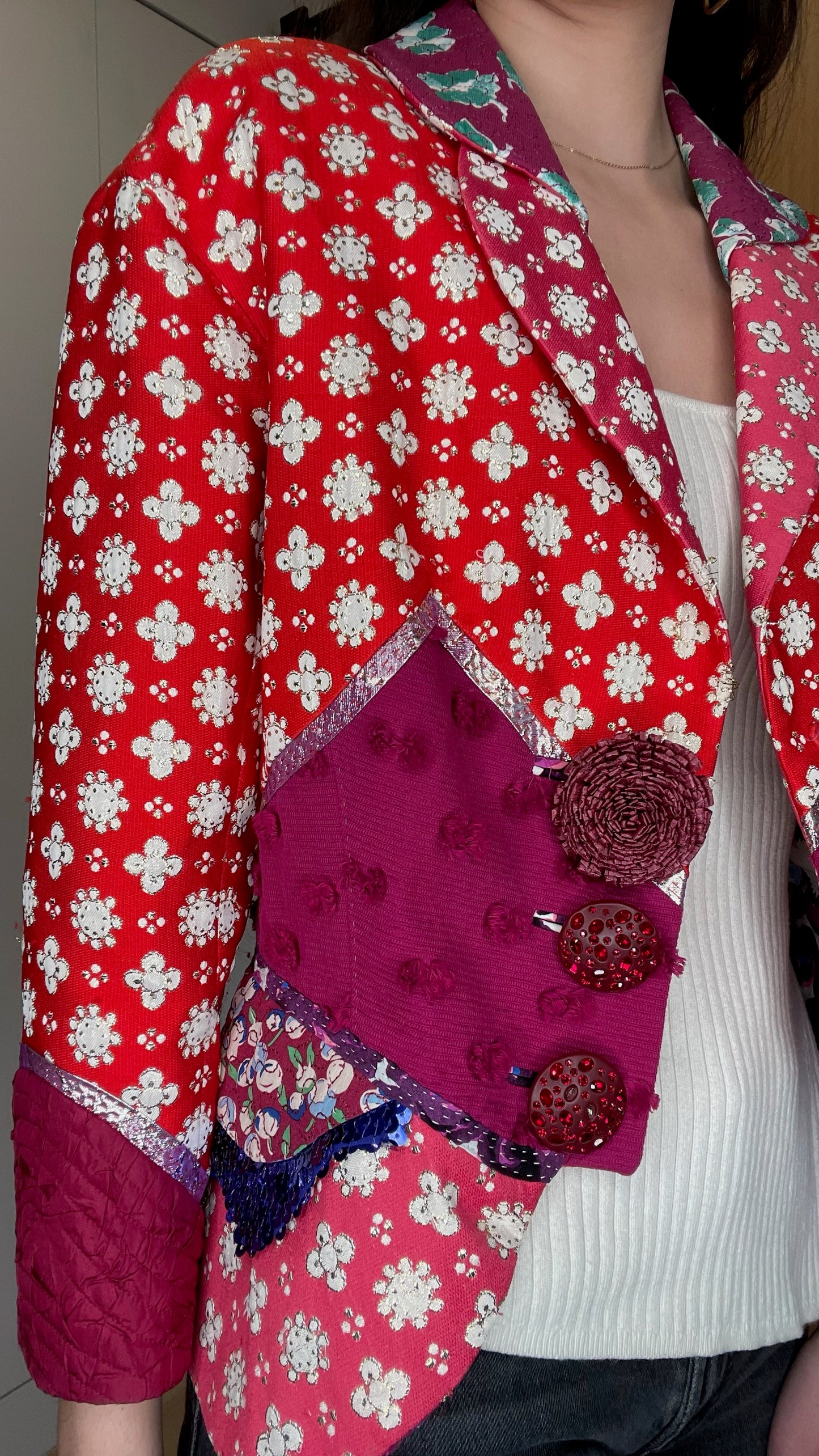 Crystal & Sequins Blazer - S/M