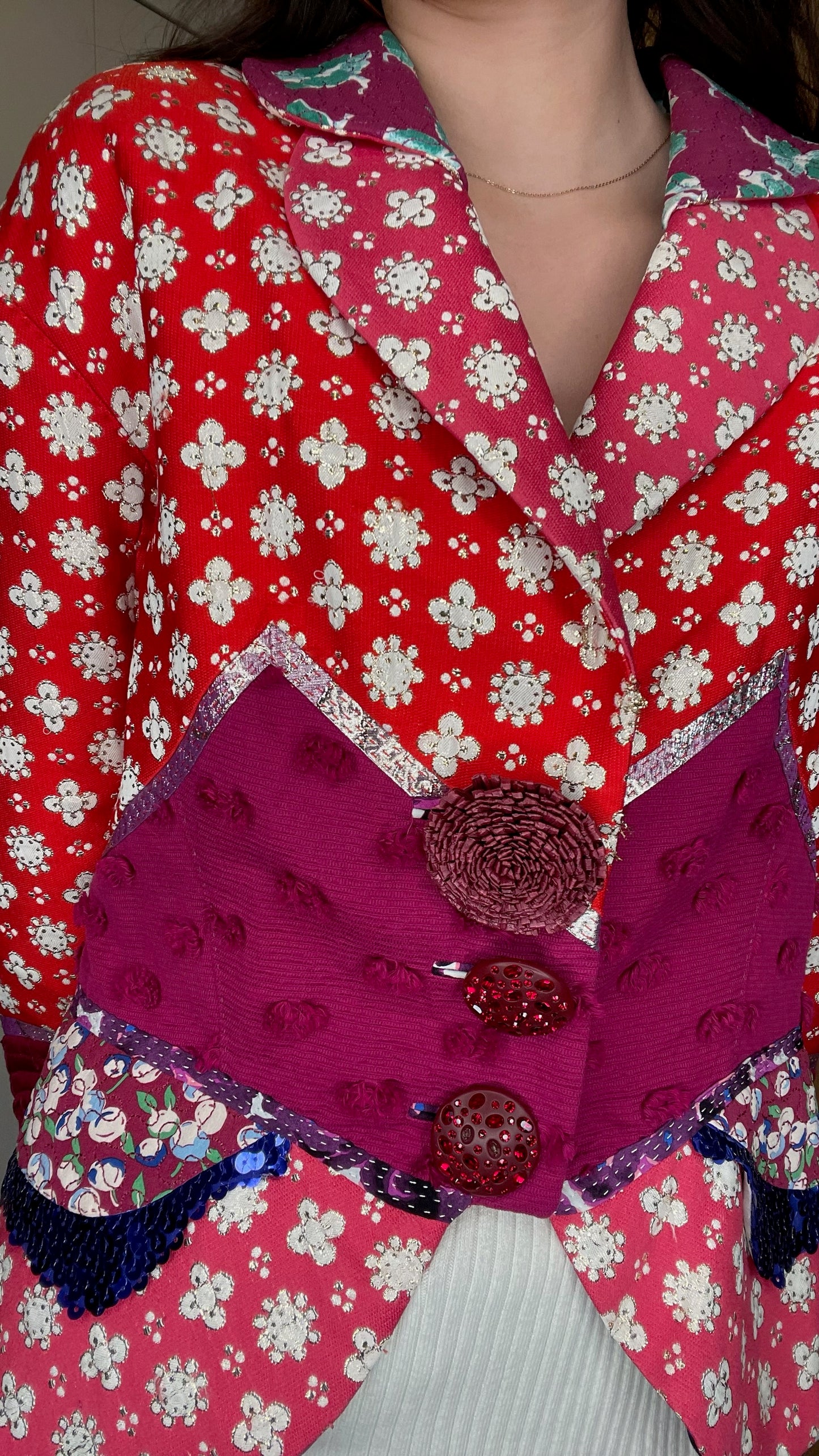 Crystal & Sequins Blazer - S/M