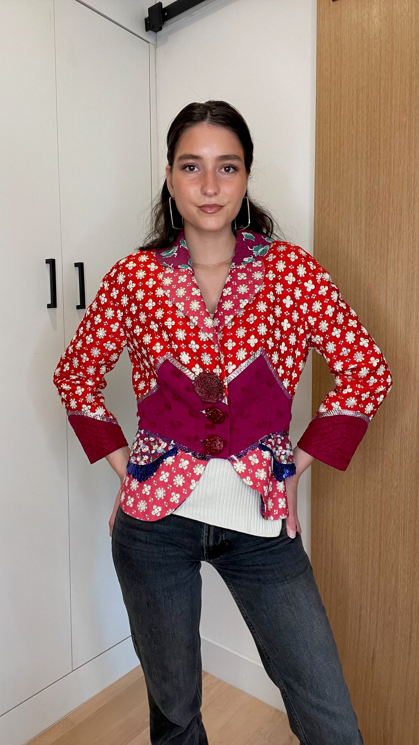 Crystal & Sequins Blazer - S/M