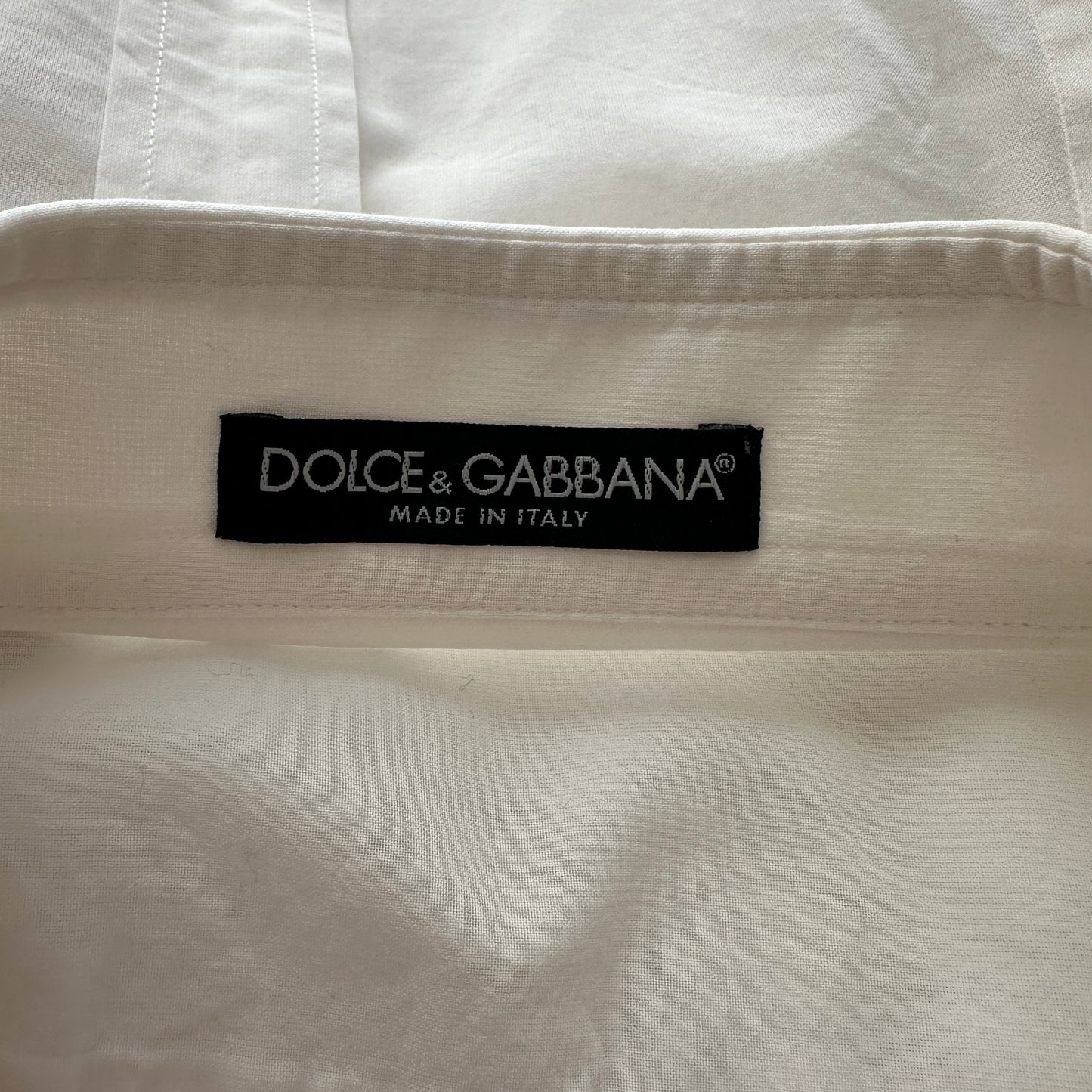 White Button Down Shirt - L