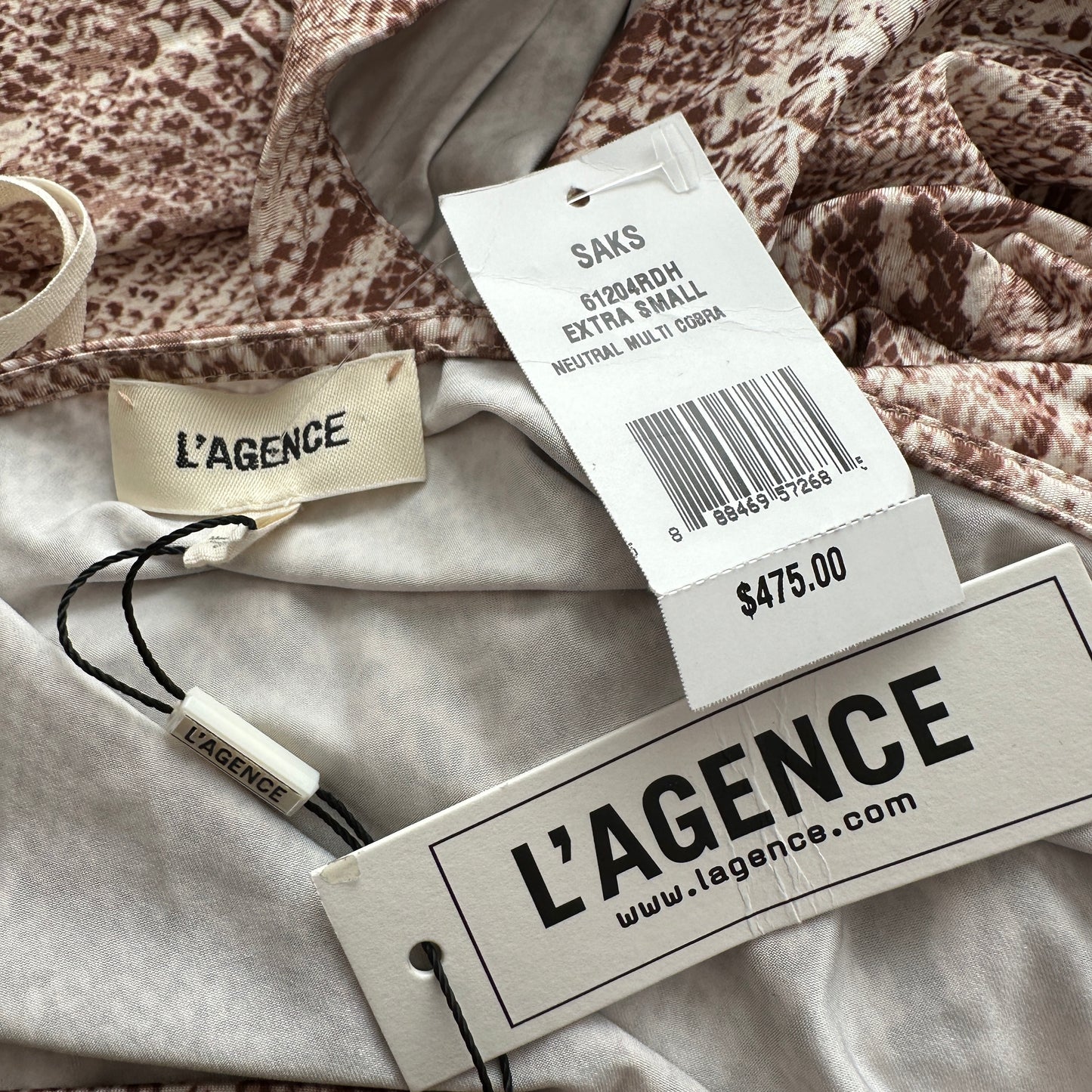 Maxi Animal Print Dress - XS