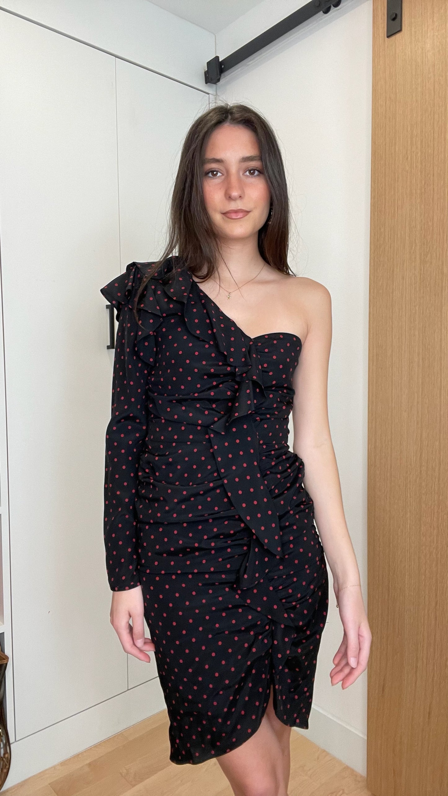 Black Silk Dress - 4
