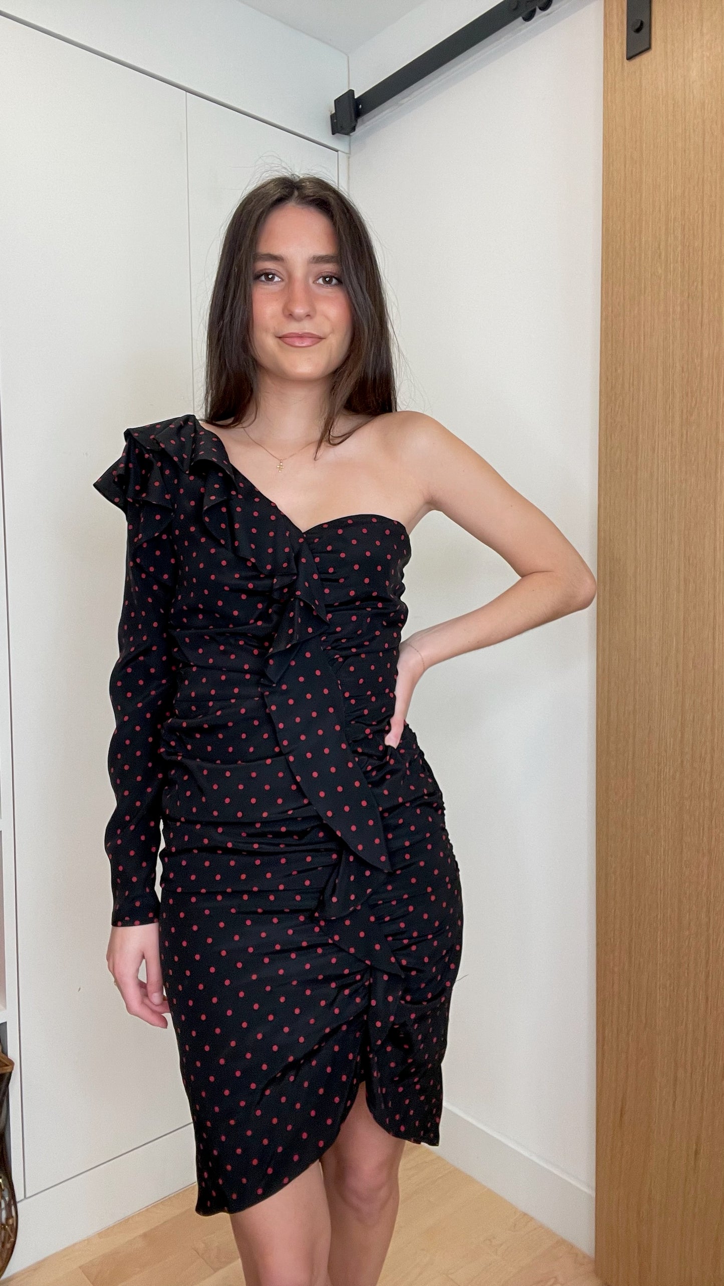 Black Silk Dress - 4