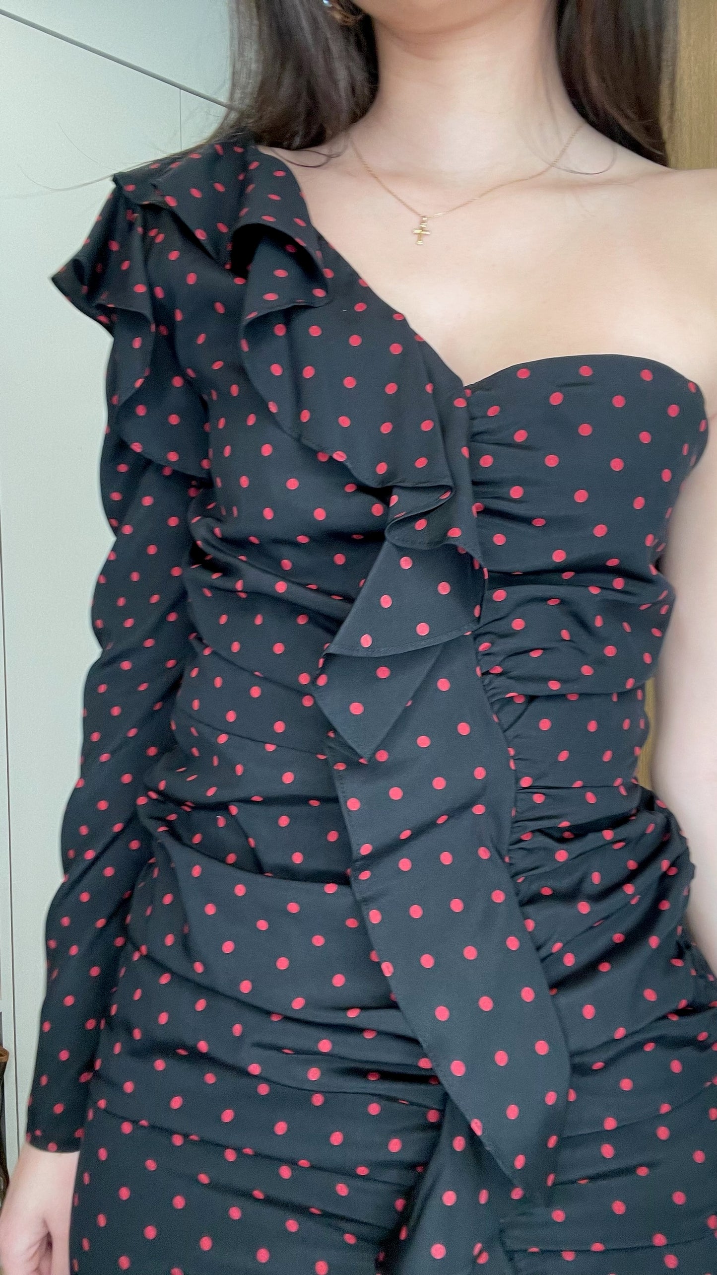 Black Silk Dress - 4