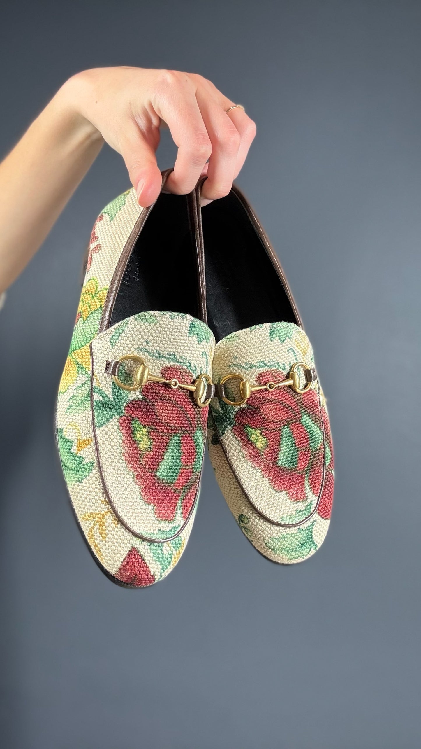 Gucci Floral Loafers - 6
