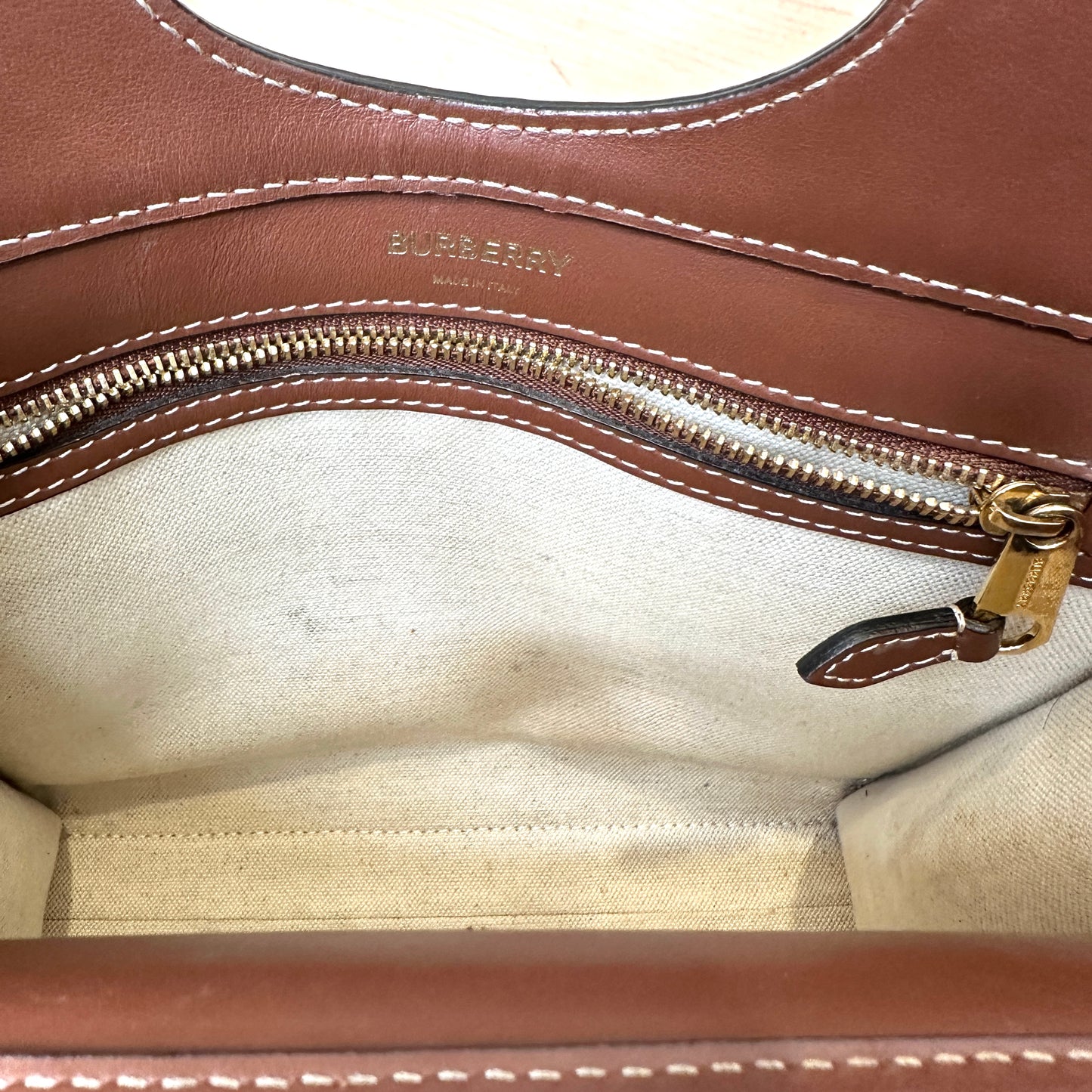 Logo Brown & Beige Bag