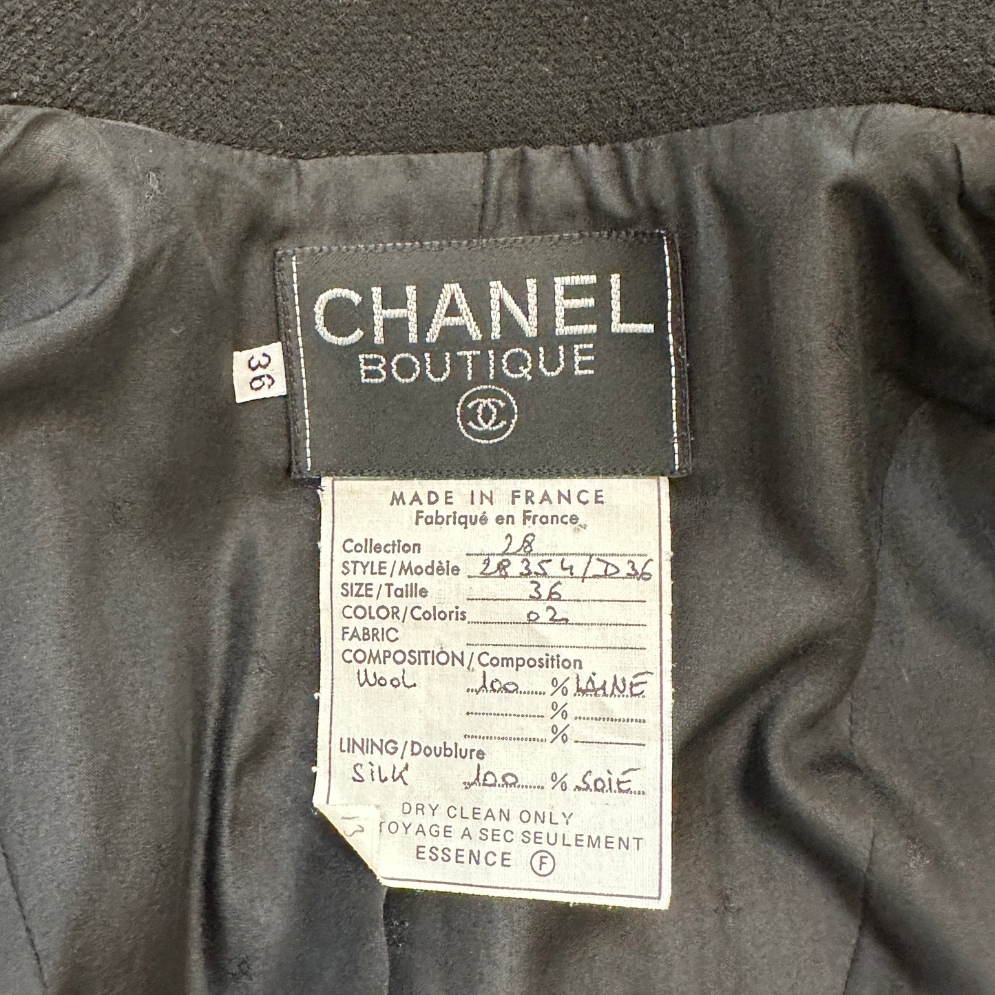Vintage Black Jacket - XS