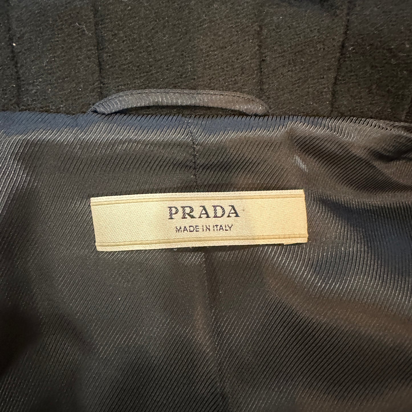 Black Wool Coat - M