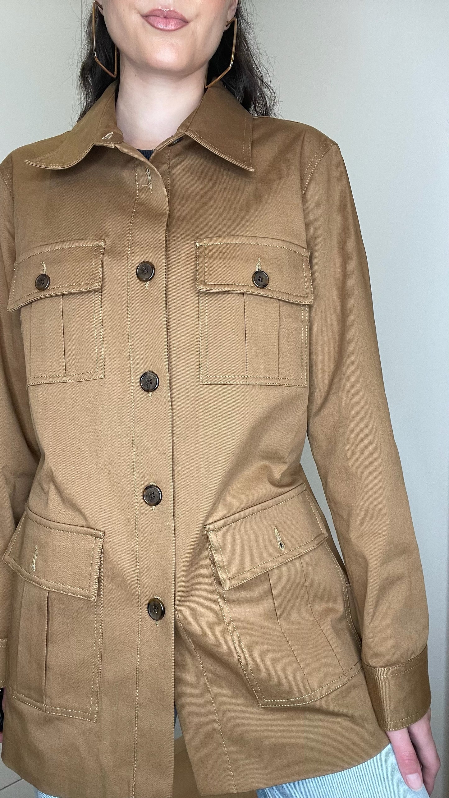 Camel Utility Jacket - M