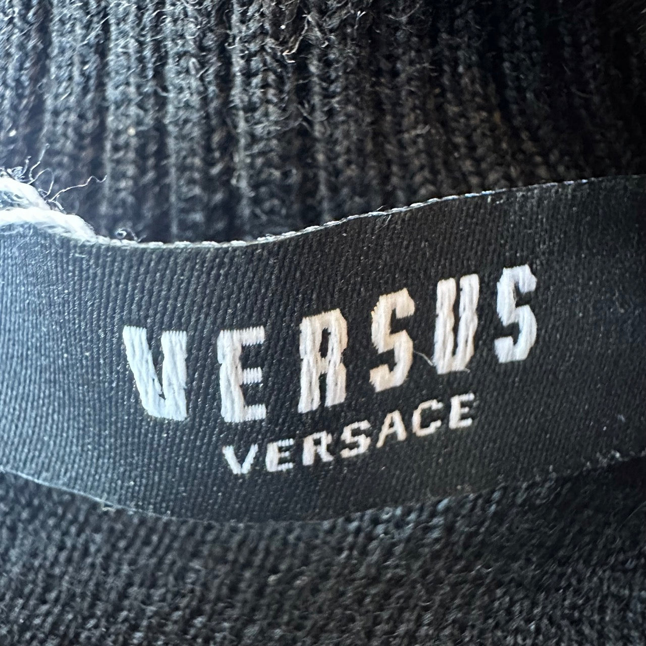 Gold Zipper Black Dress - M