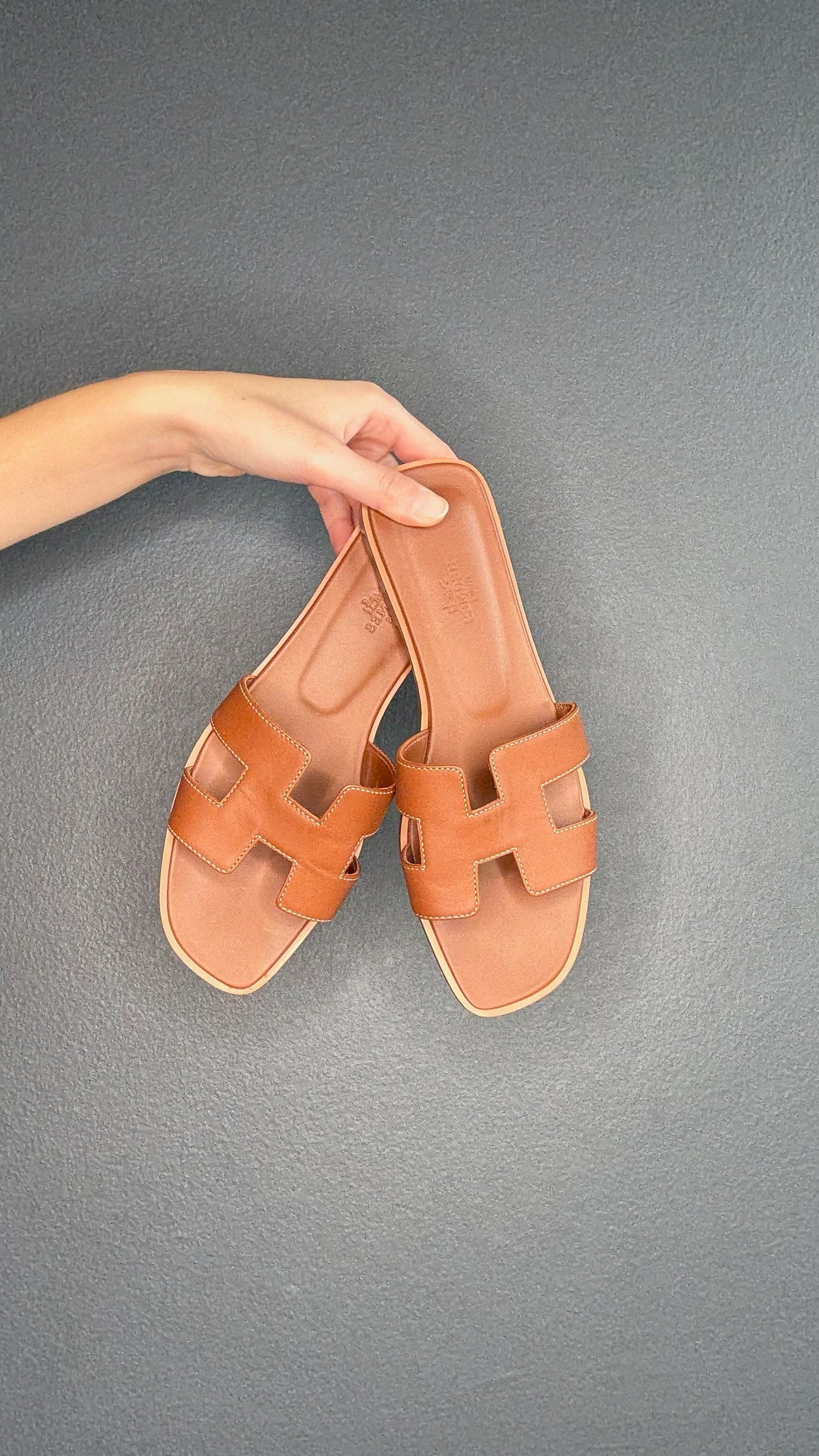 Hermes Oran Sandals - 9