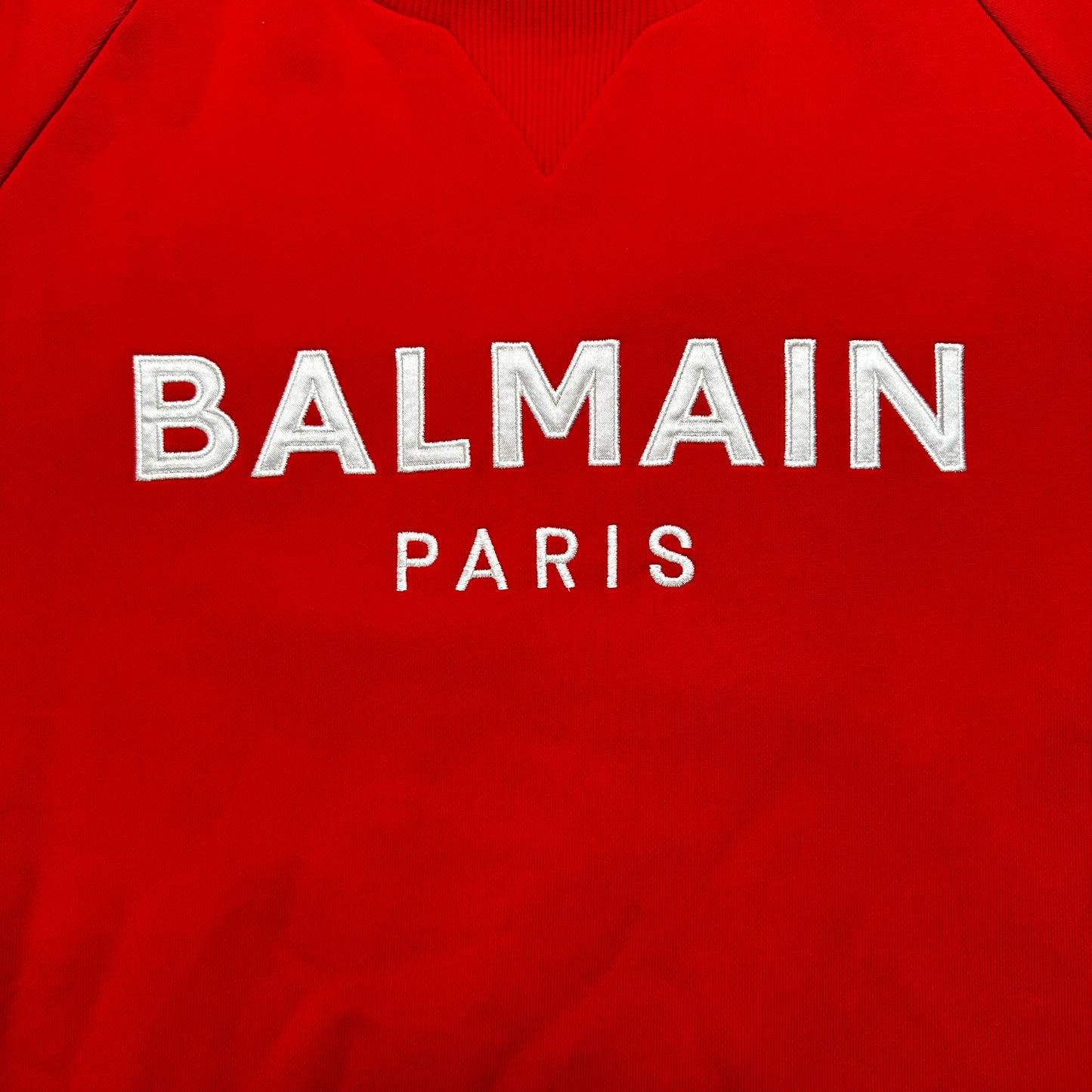 Red Logo Sweater - M