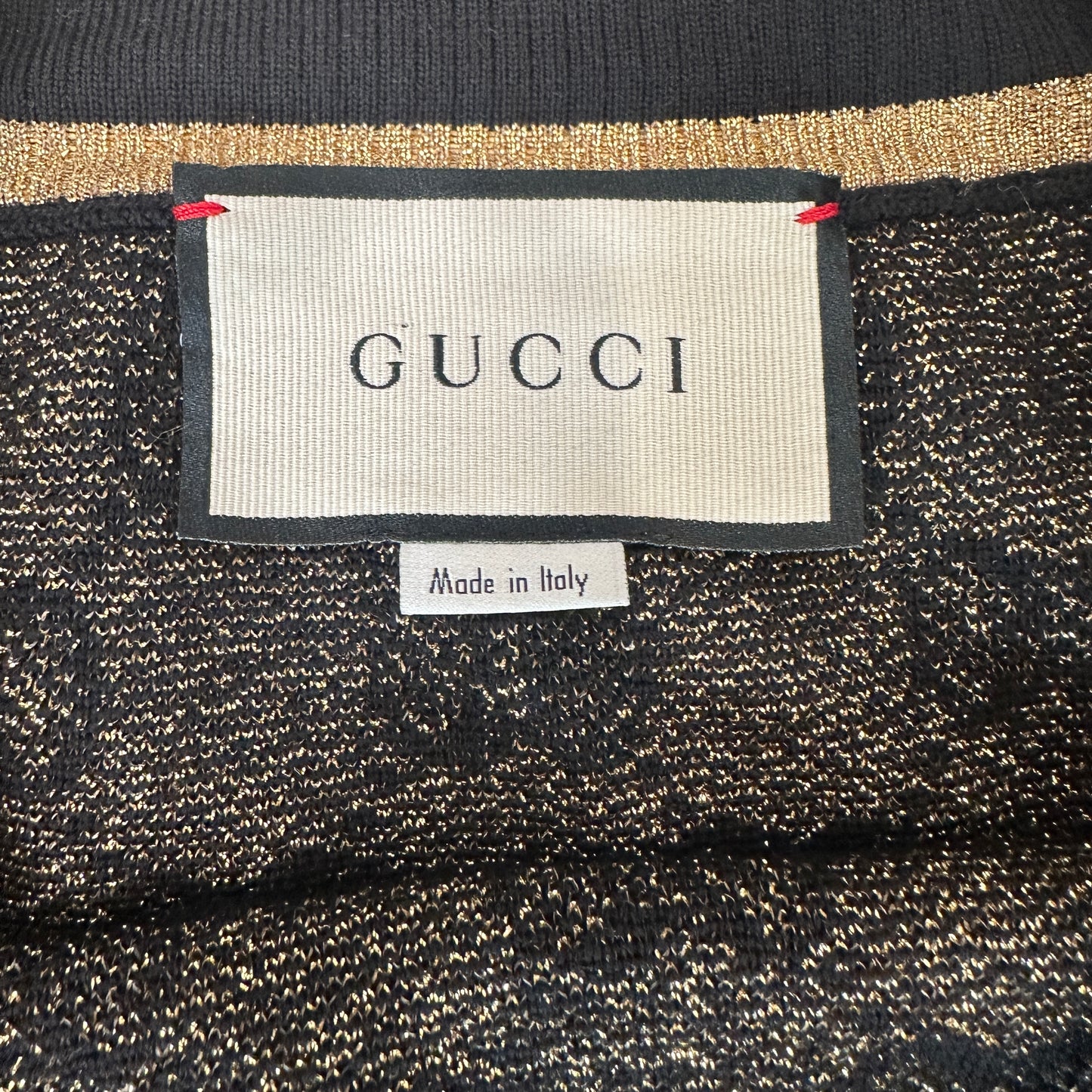 Back & Gold Logo Skirt - L