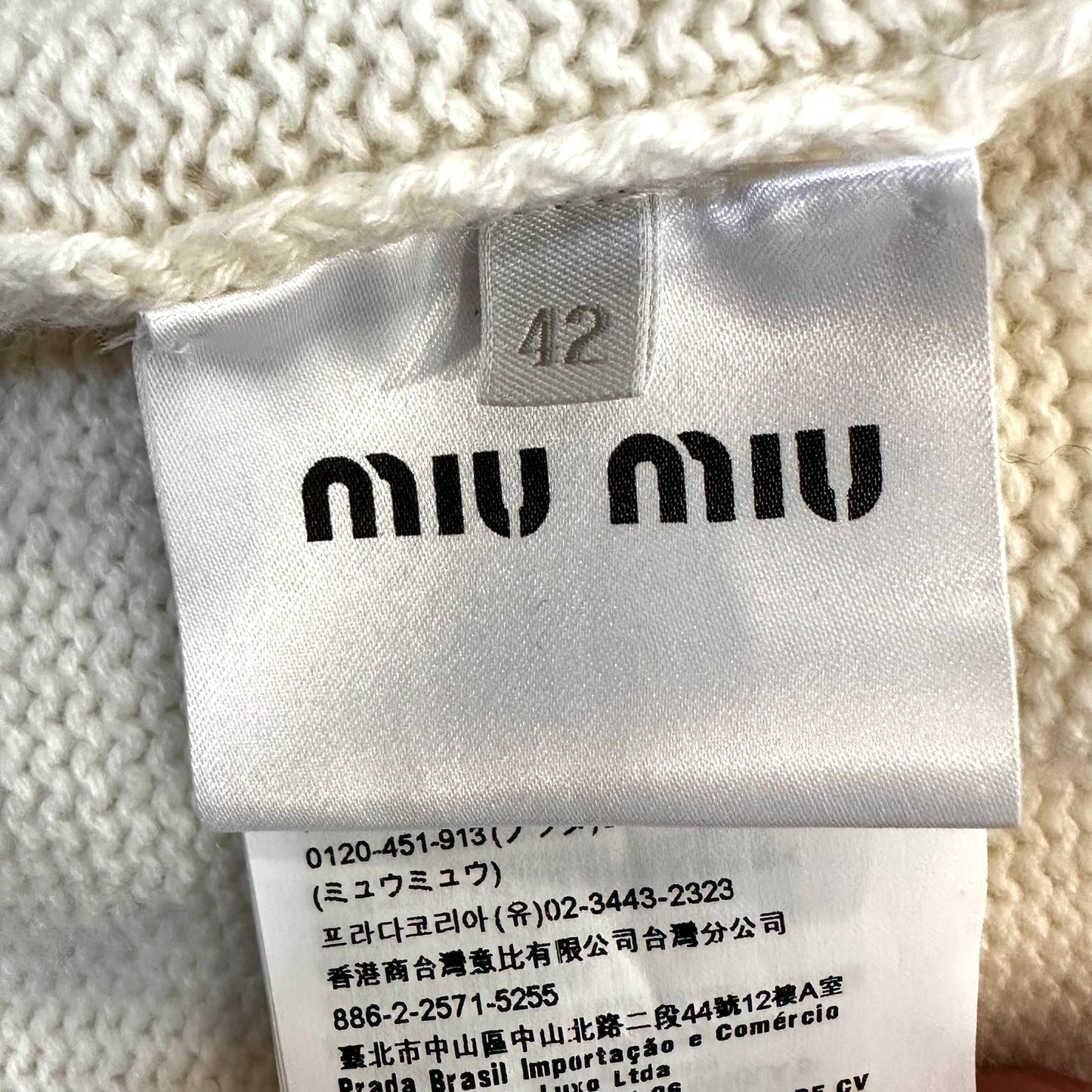 Crystal Embellished Cardigan - M