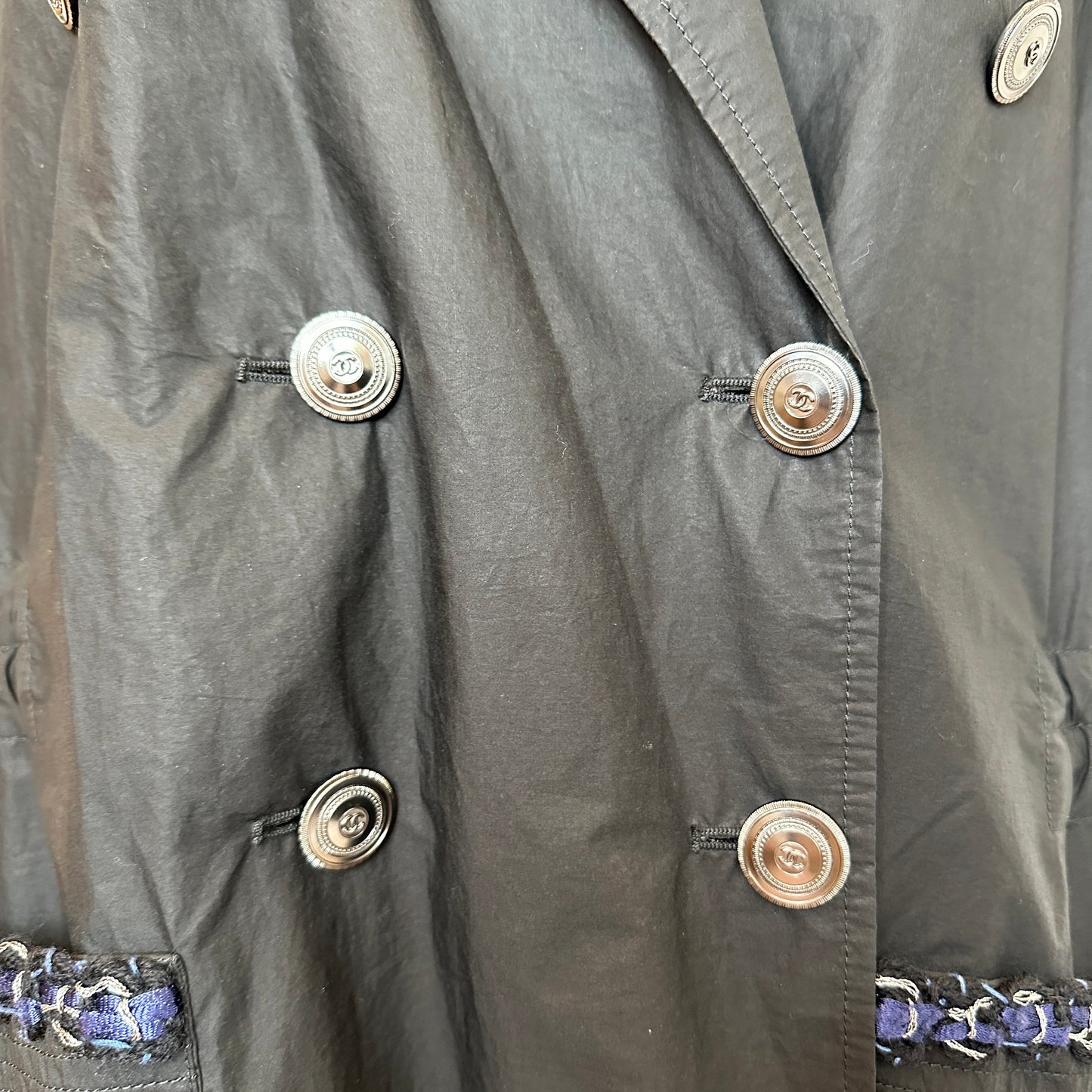 Black Rain Trench Coat - XL