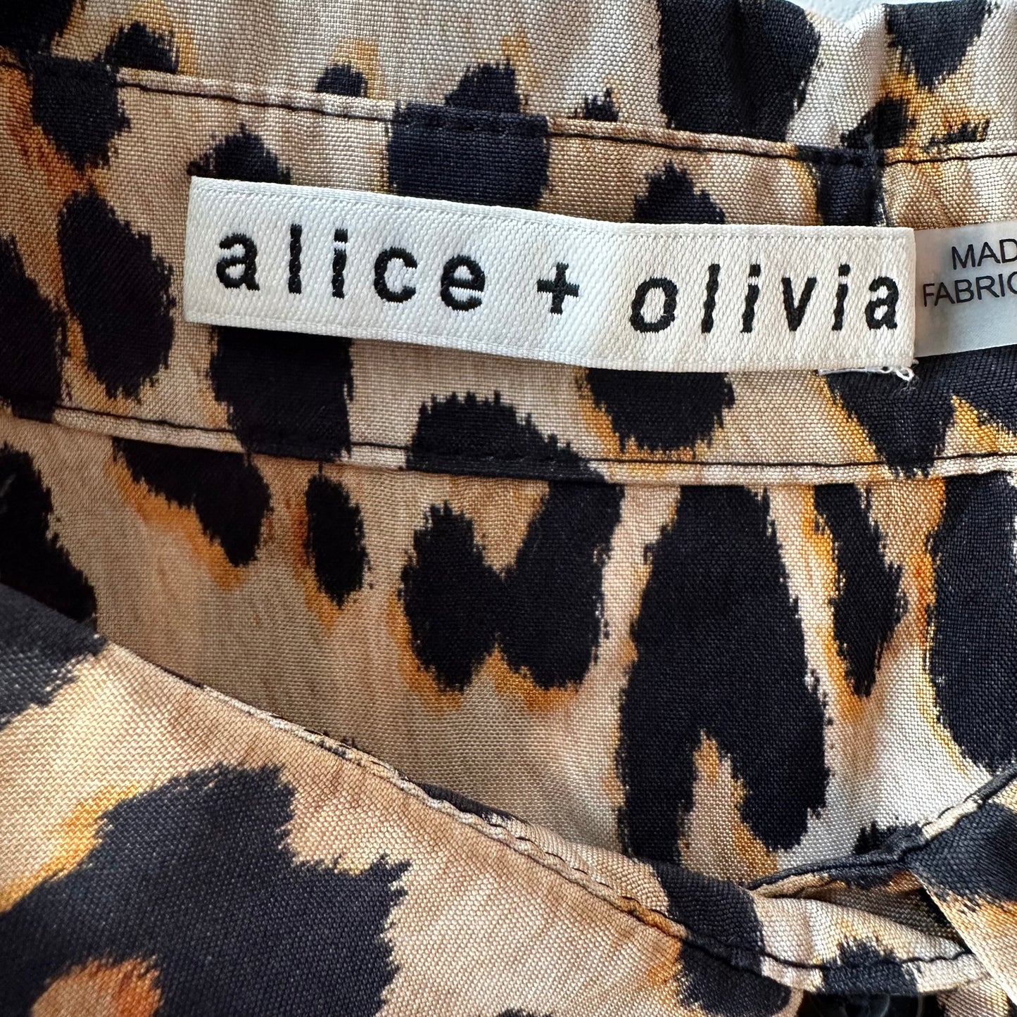 Leopard Shirt Dress - S