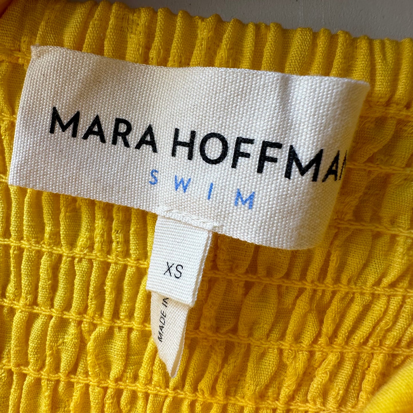 Yellow Puff Sleeve Sundress - XS