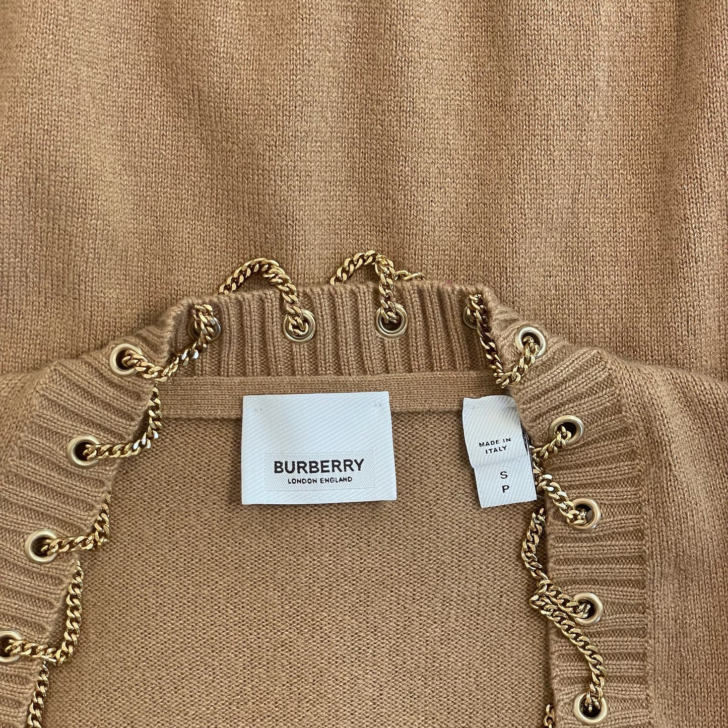 Chain Cashmere Sweater - S