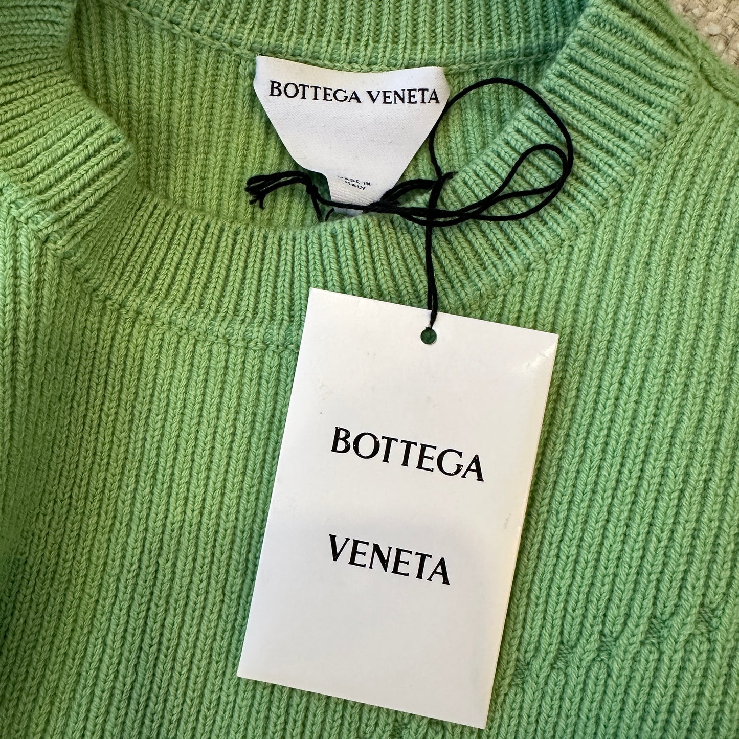 Green Cashmere Sweater - S/L
