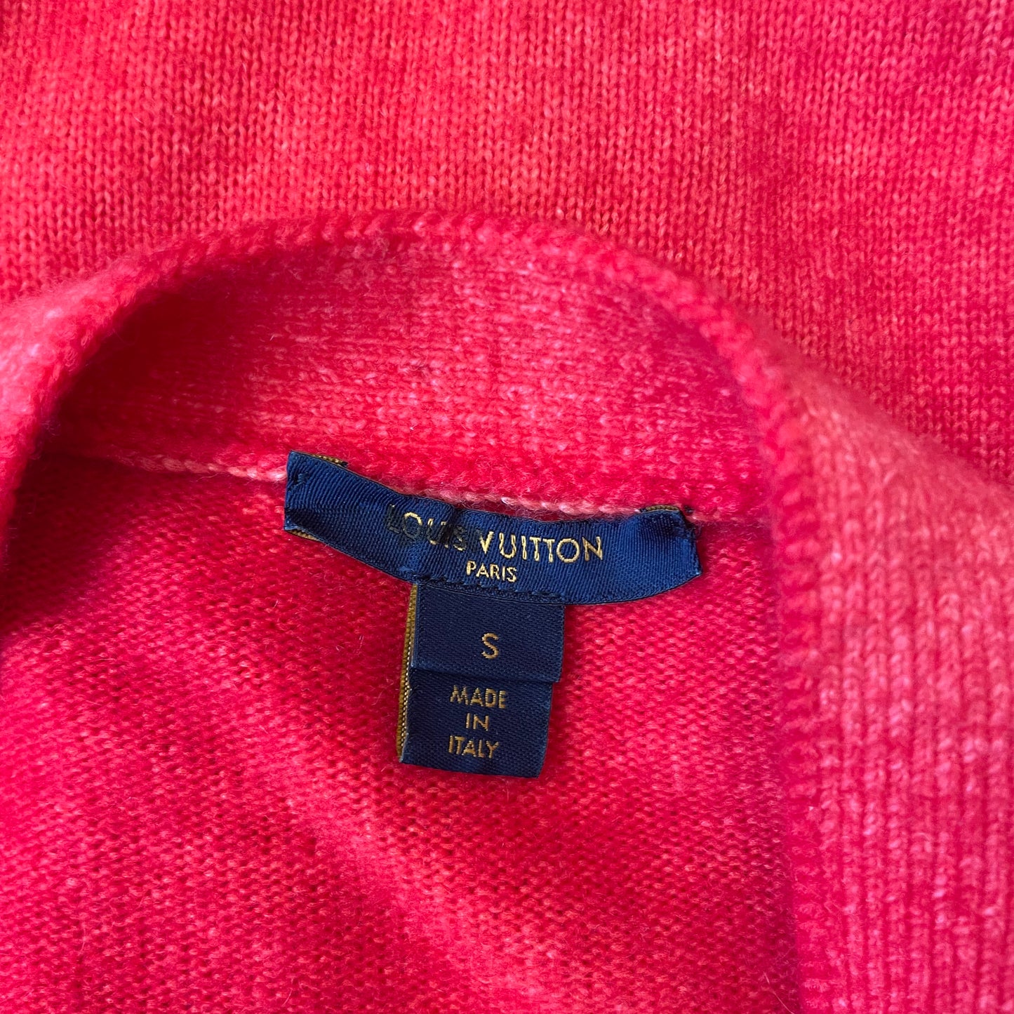 Red Cashmere Cardigan - S