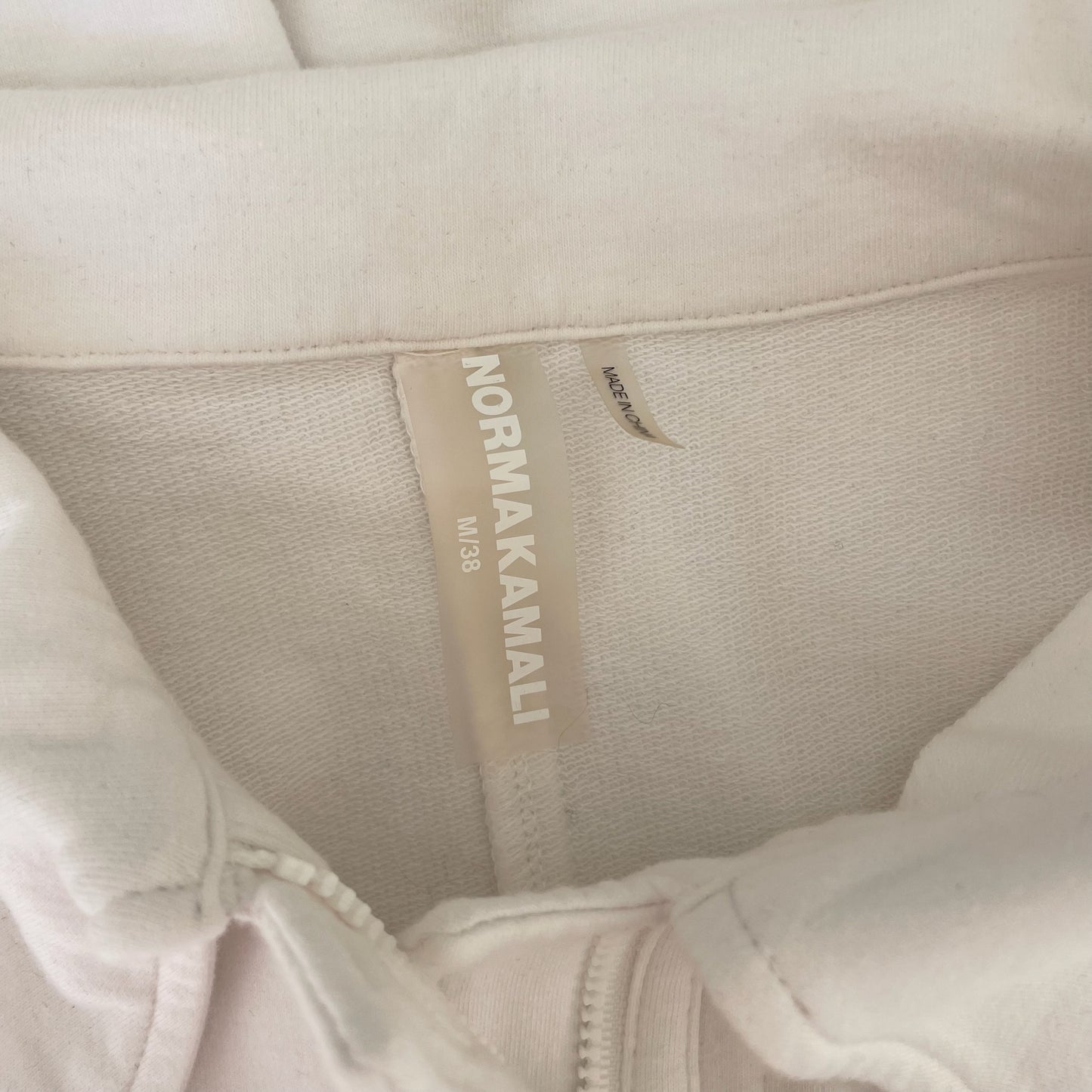 White Cargo Jumpsuit - M