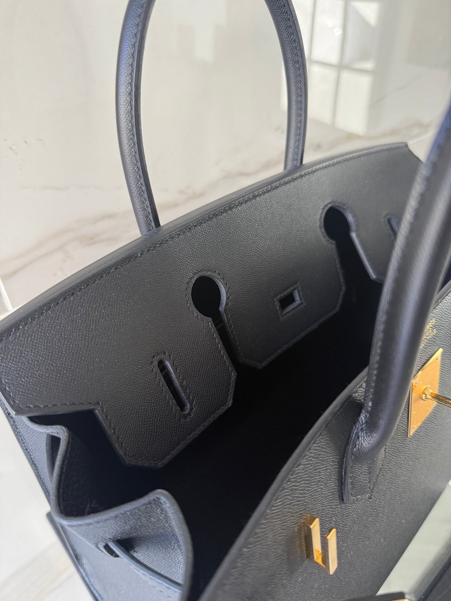Hermes Birkin 30 Veau Madame Noir