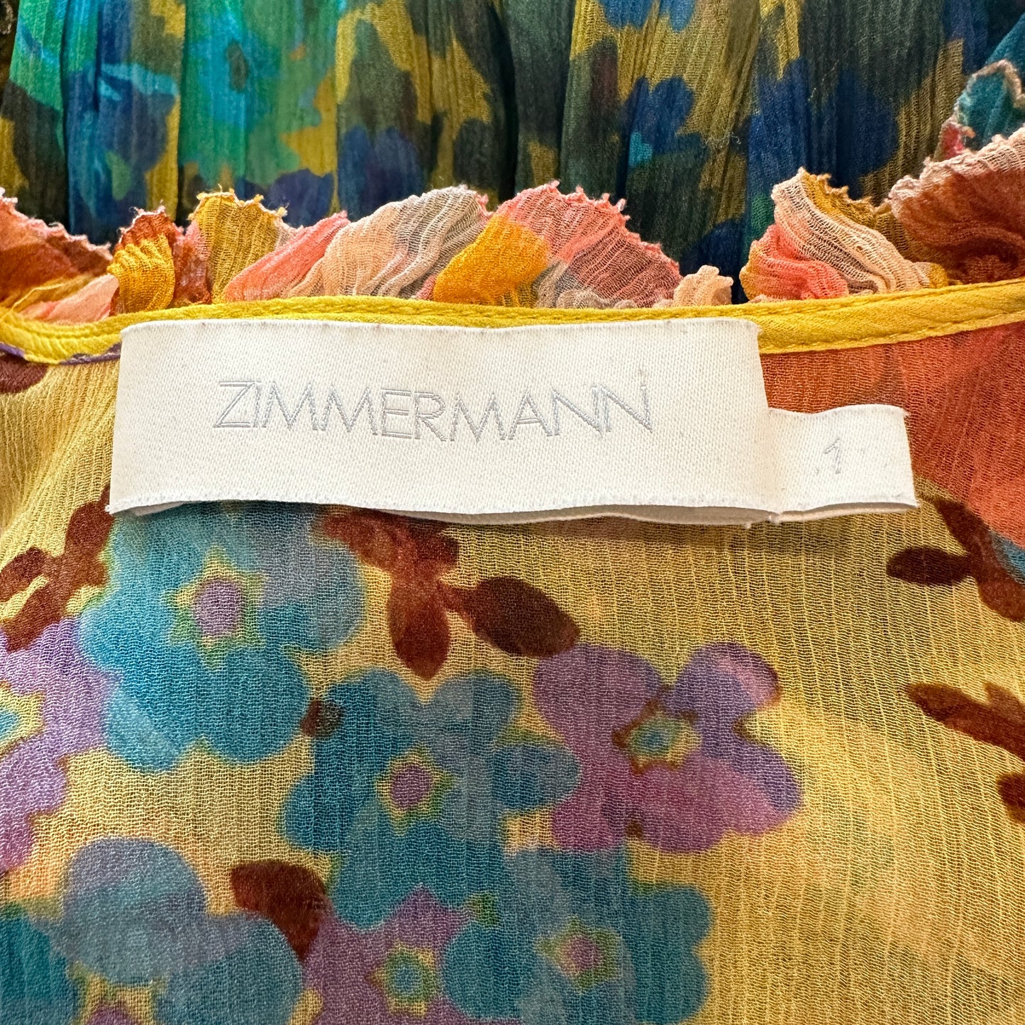 Multicolor Silk Dress - S/M