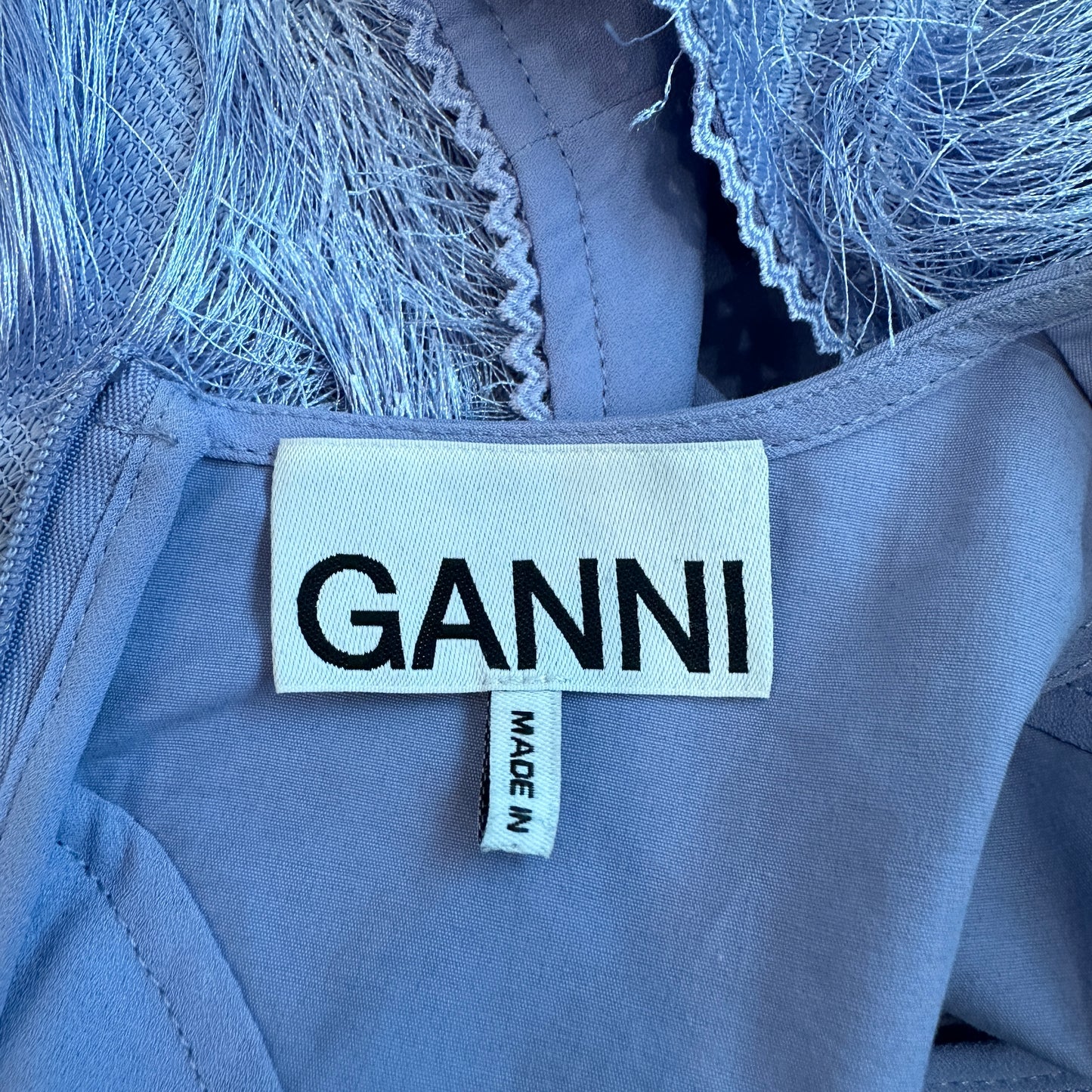 Purple Fringed Top - M