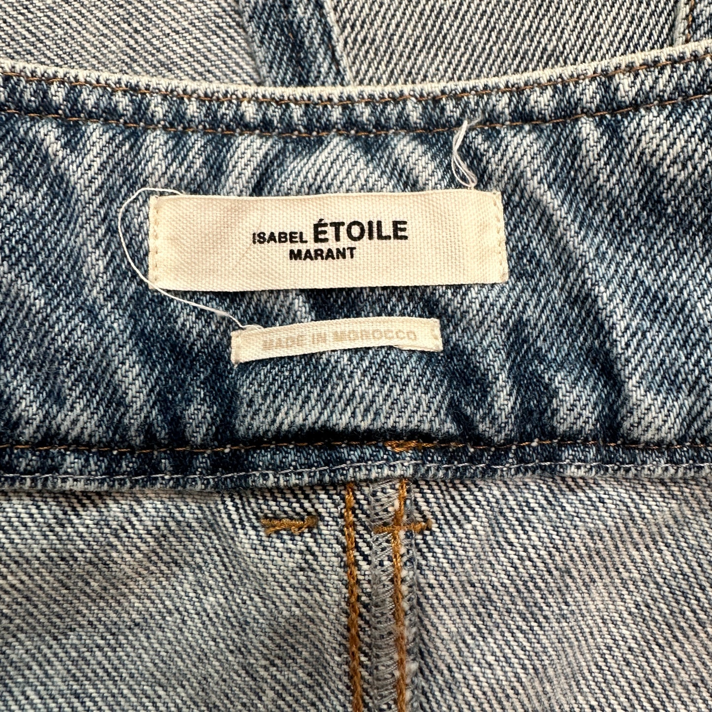 Denim Midi Skirt - S