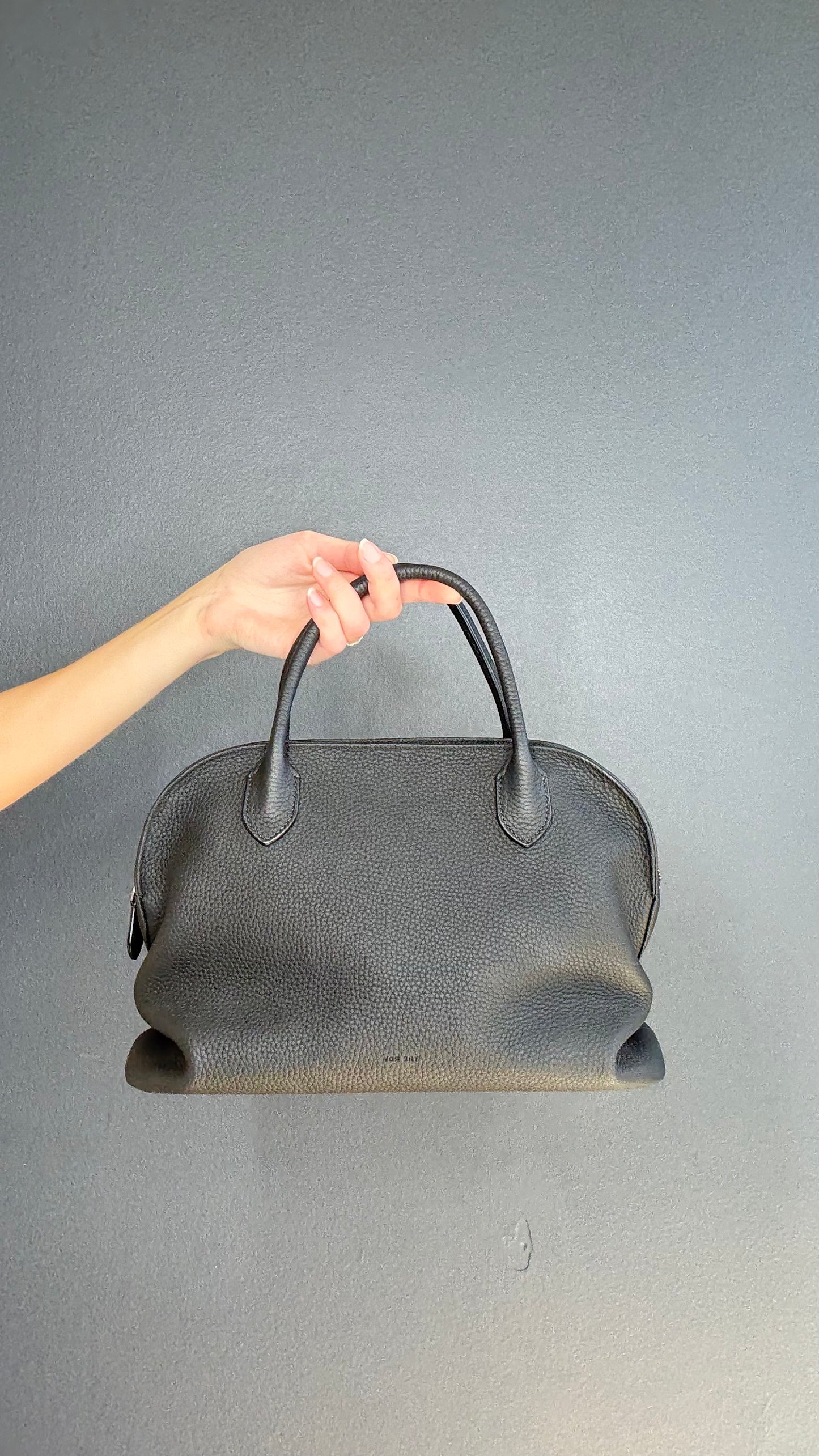 The Row Black Agnes Bag