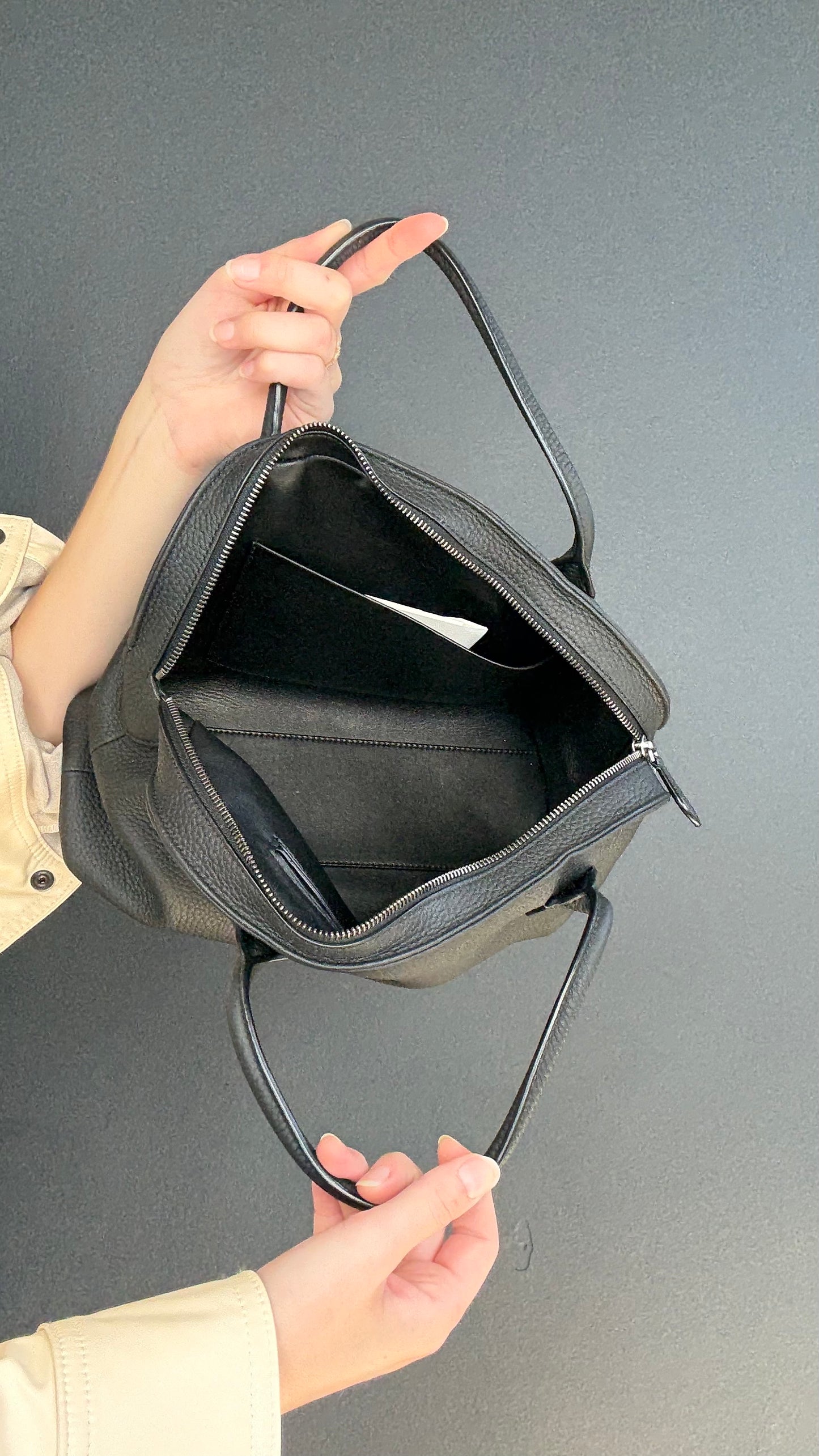 The Row Black Agnes Bag