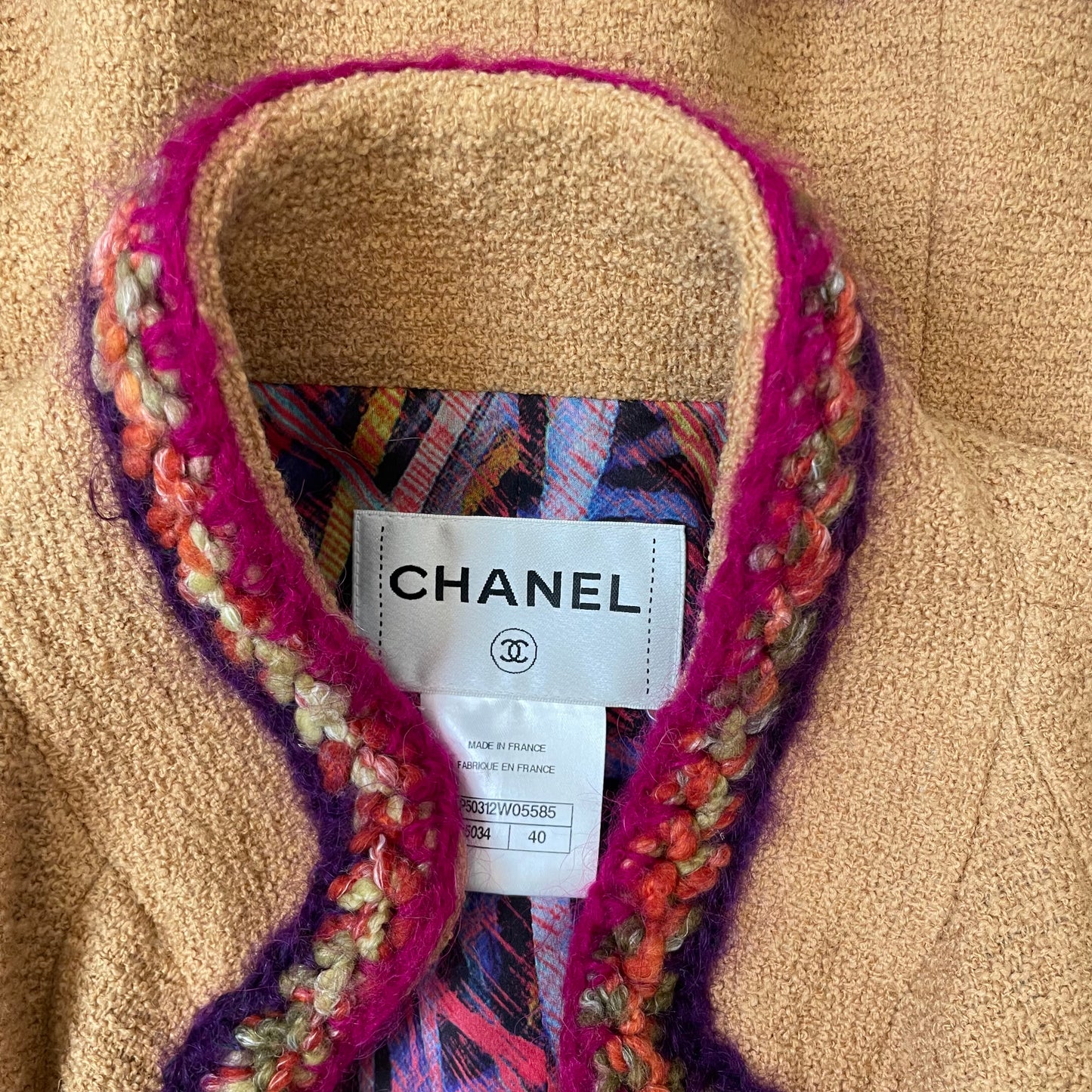 Mustard Woven Trim Jacket - S/M
