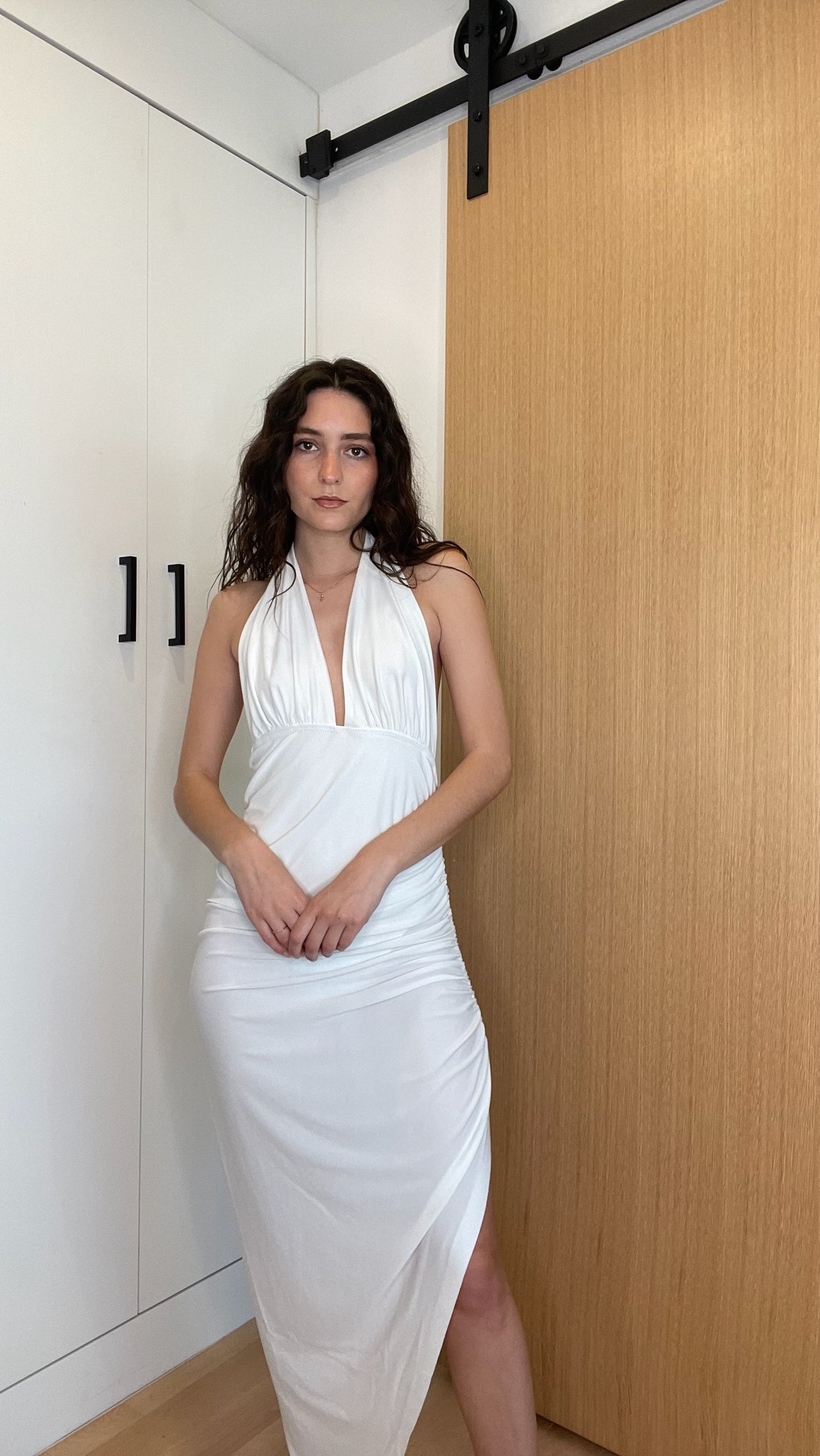 White Maxi Dress - M/L