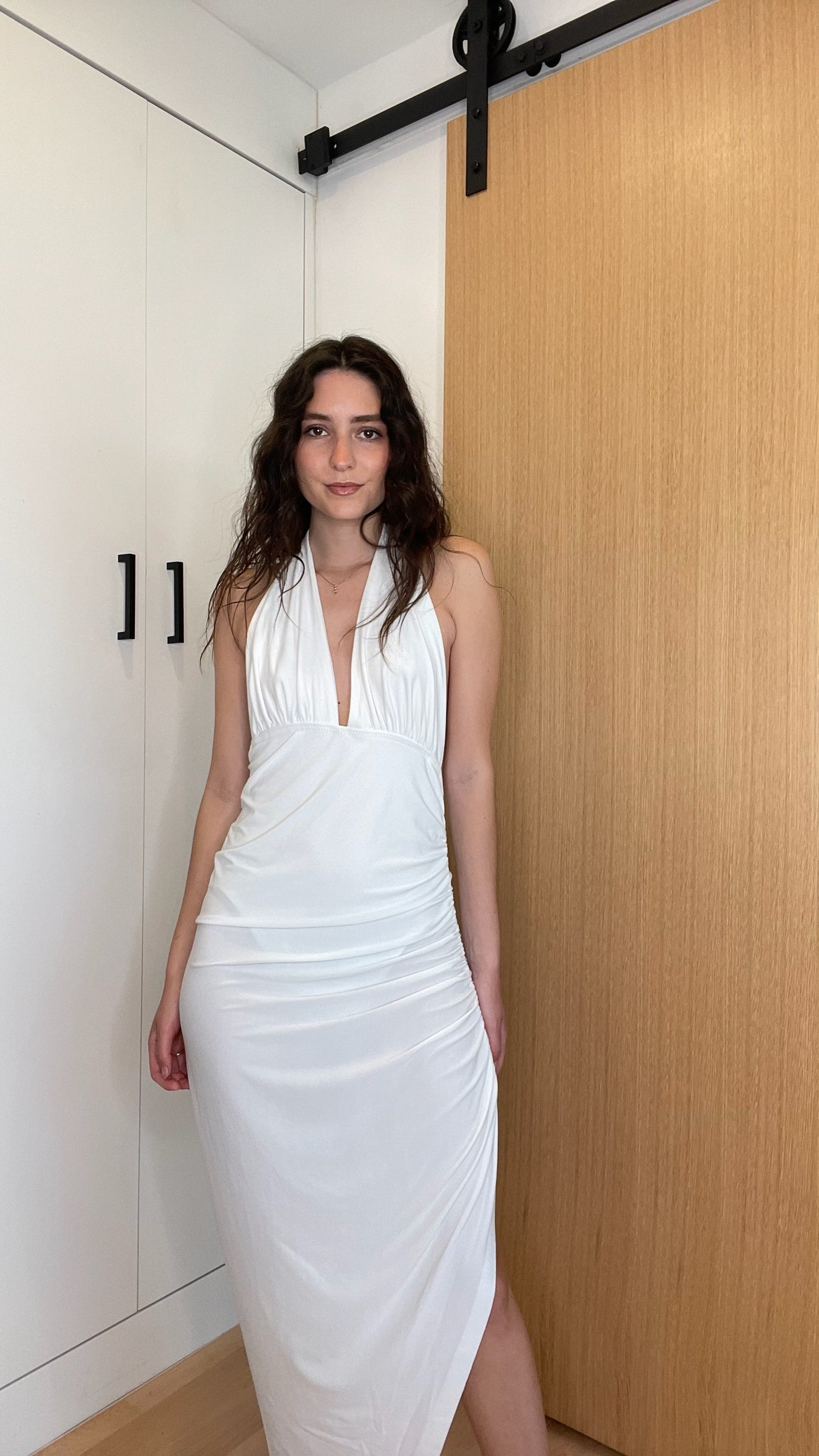 White Maxi Dress - M/L