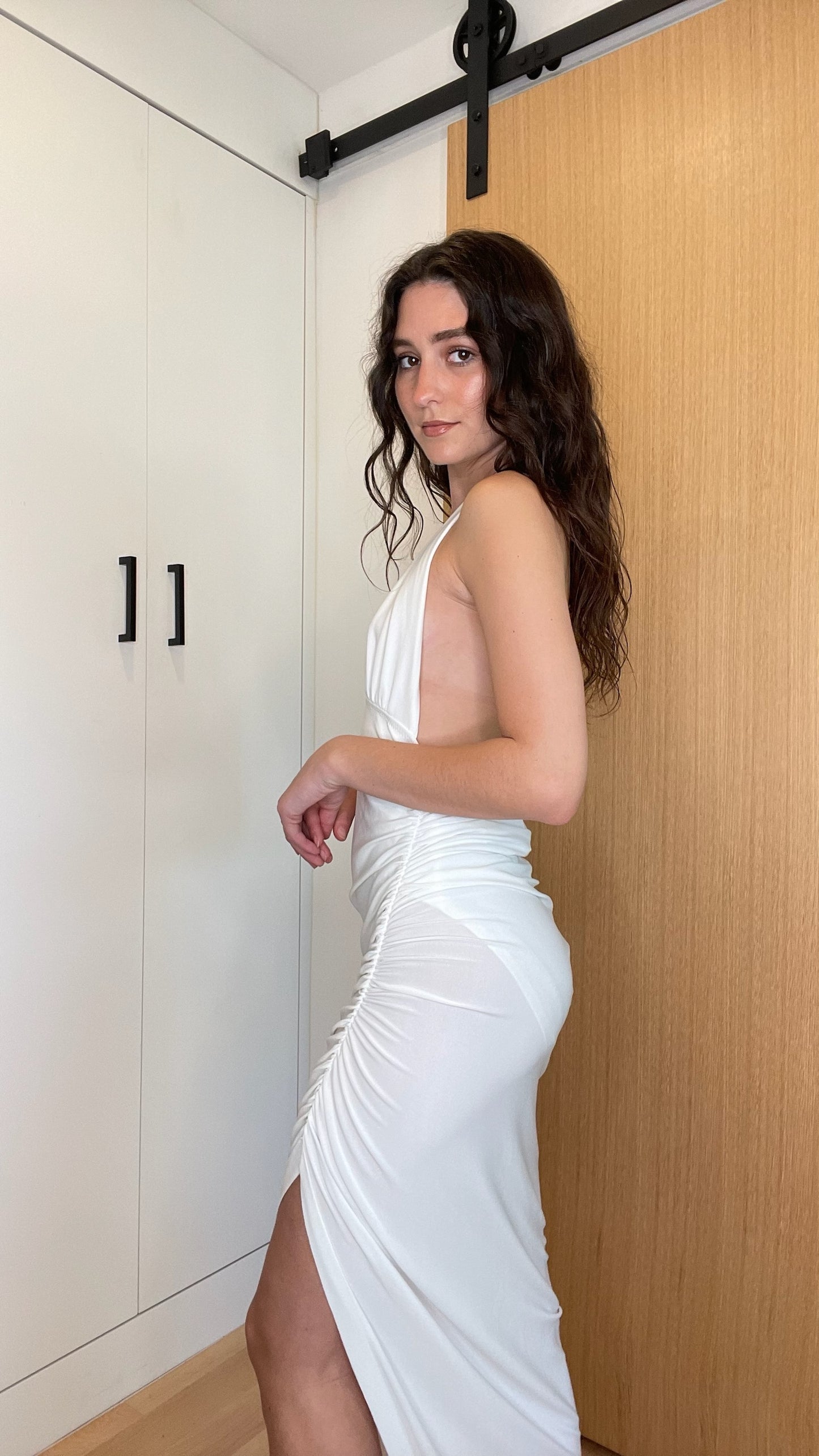 White Maxi Dress - M/L