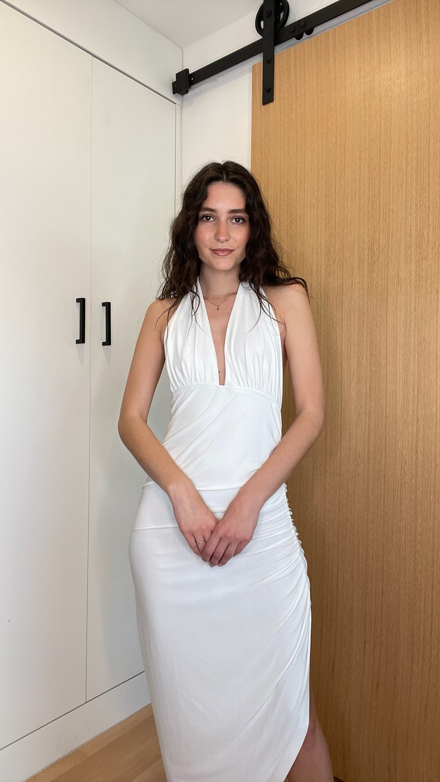 White Maxi Dress - M/L