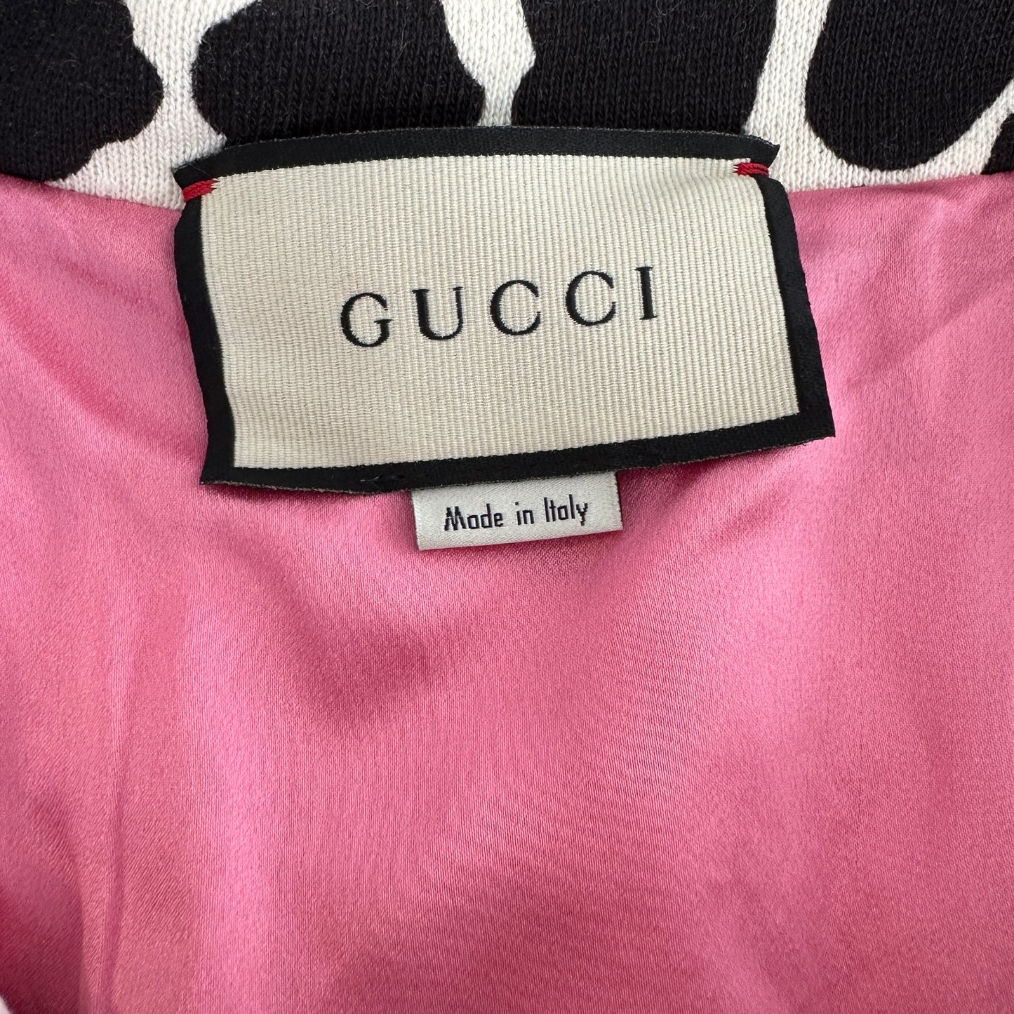 Black & Cream Printed Sweater - L