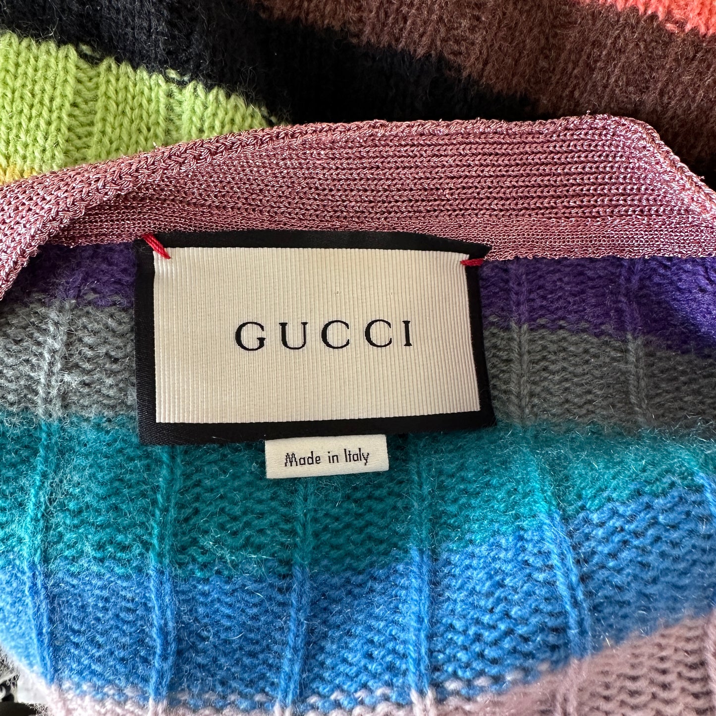 Rainbow Cashmere Cardigan - XS