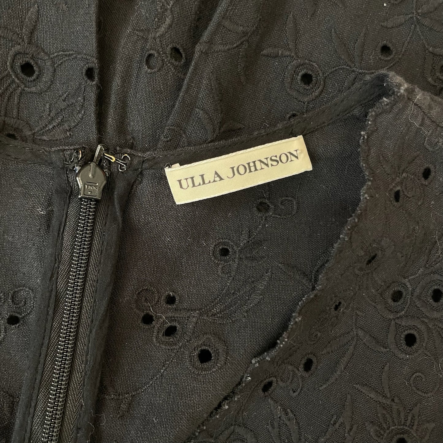 Black Eyelet Blouse - 0