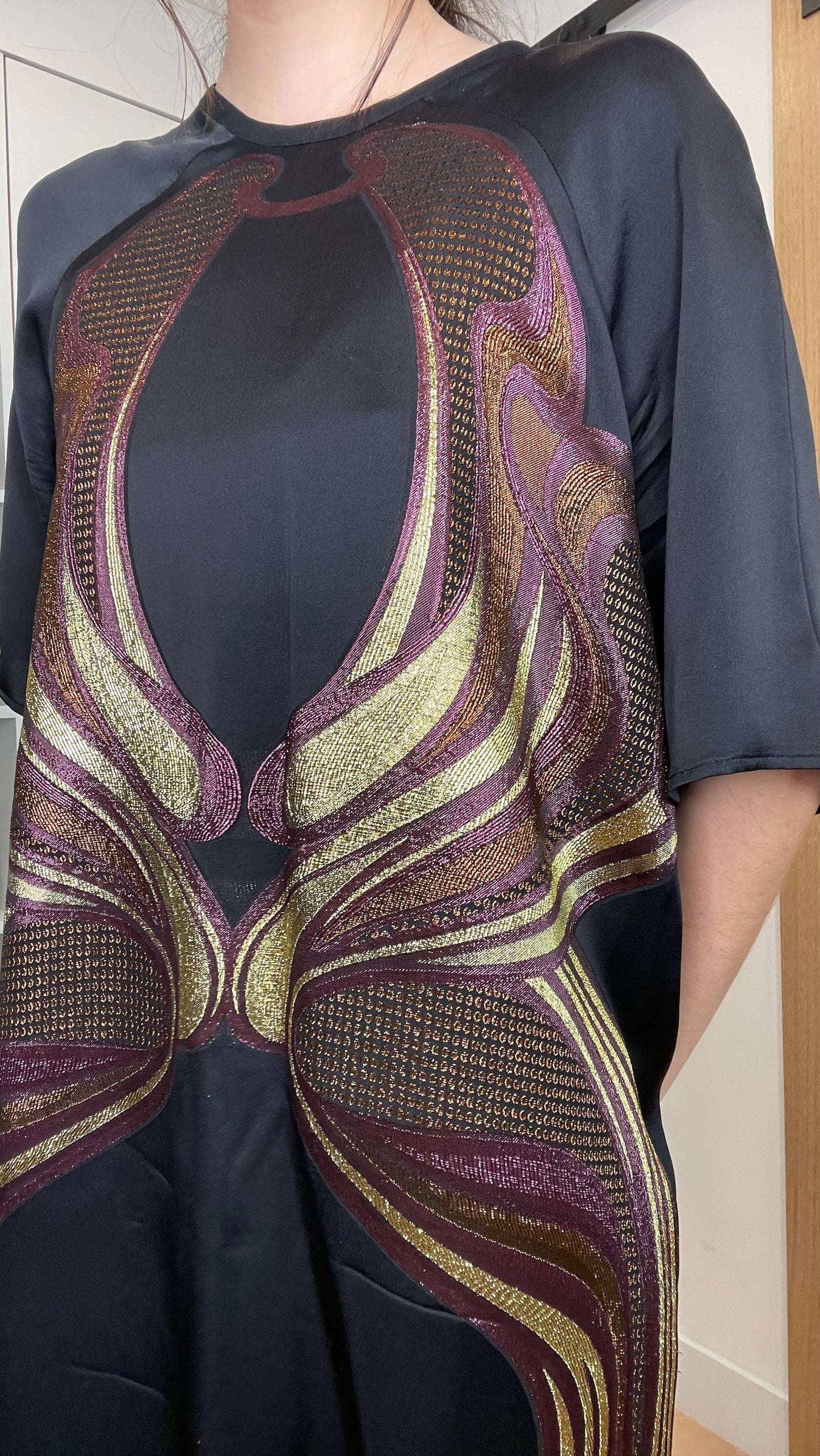 Metallic Shift Dress - M