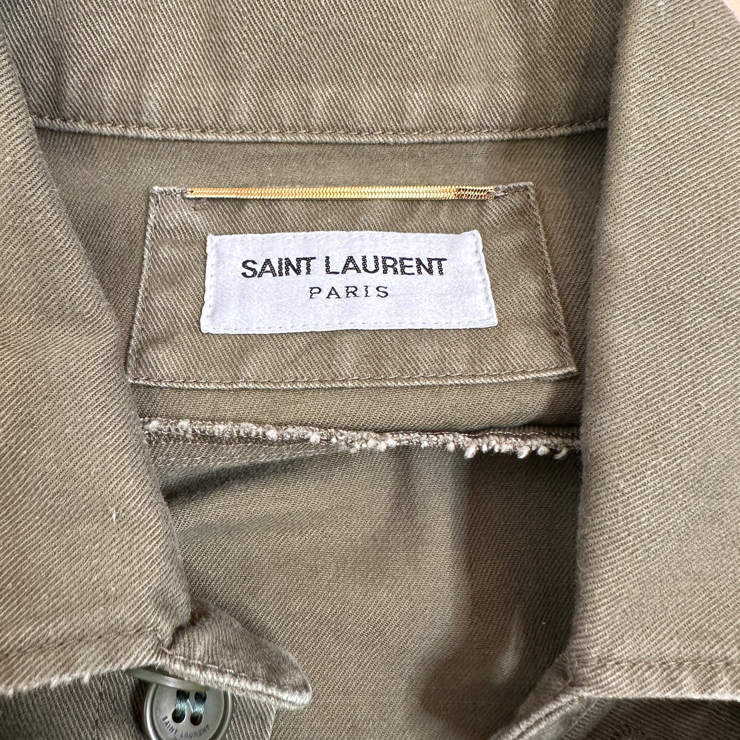 Kaki Logo Utility Jacket - XS