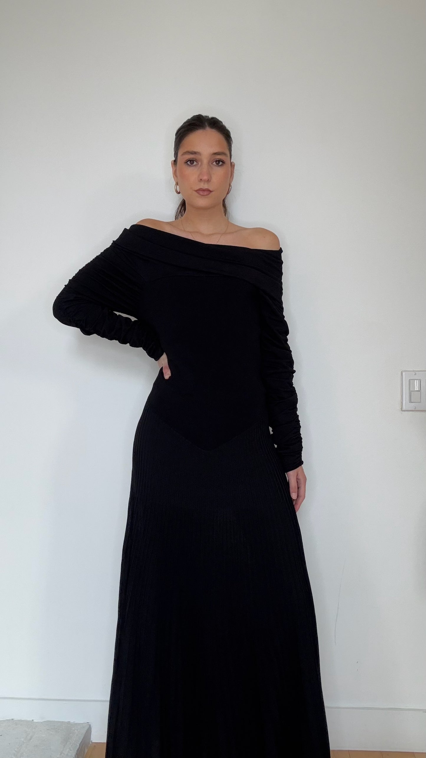Black Long Dress - XL