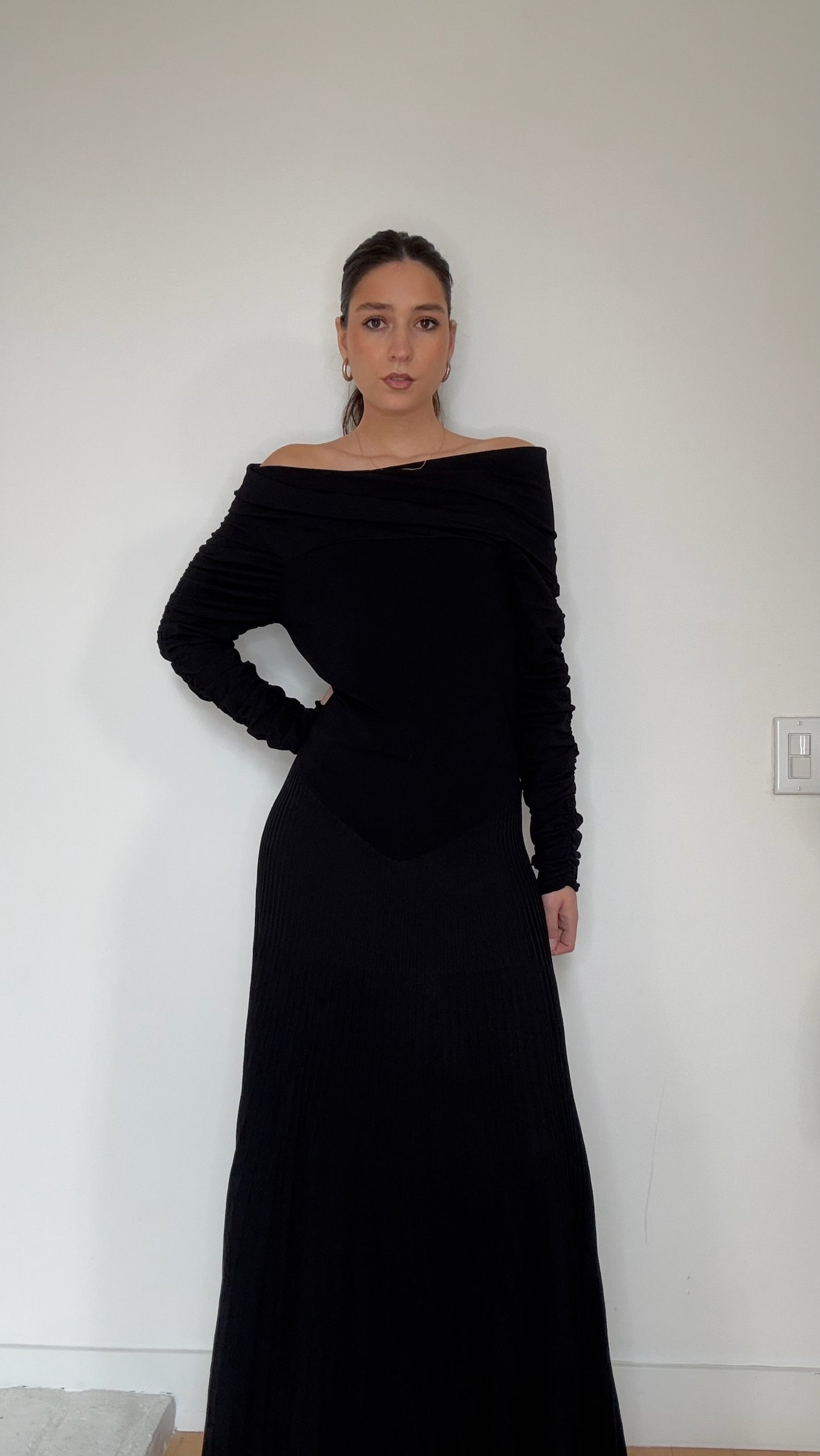 Black Long Dress - XL