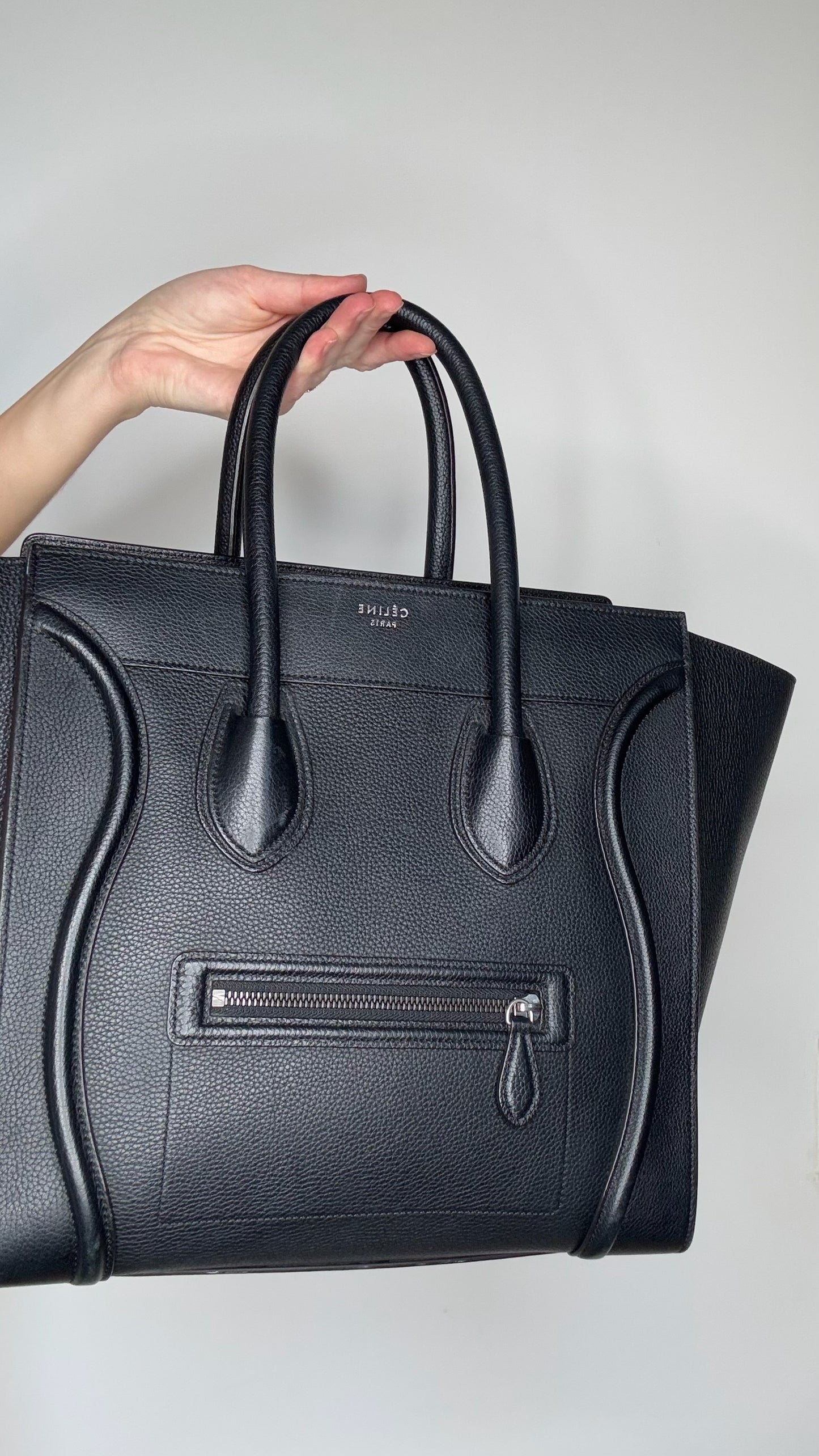 Black Mini Luggage Tote