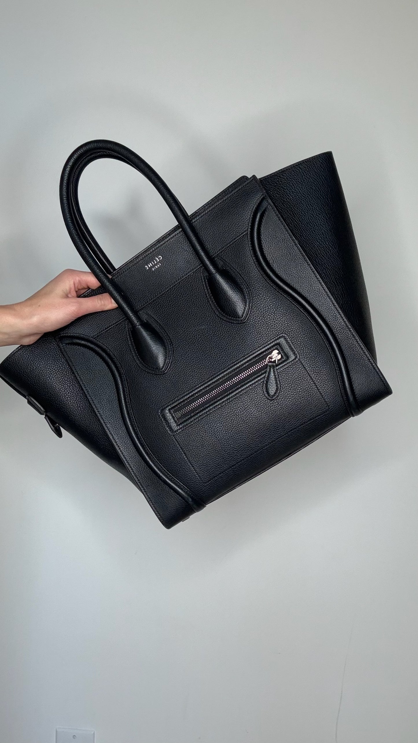 Black Mini Luggage Tote