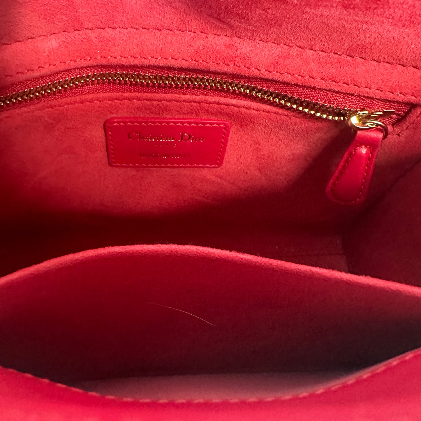 Small Lady Dior Bag w/Strap
