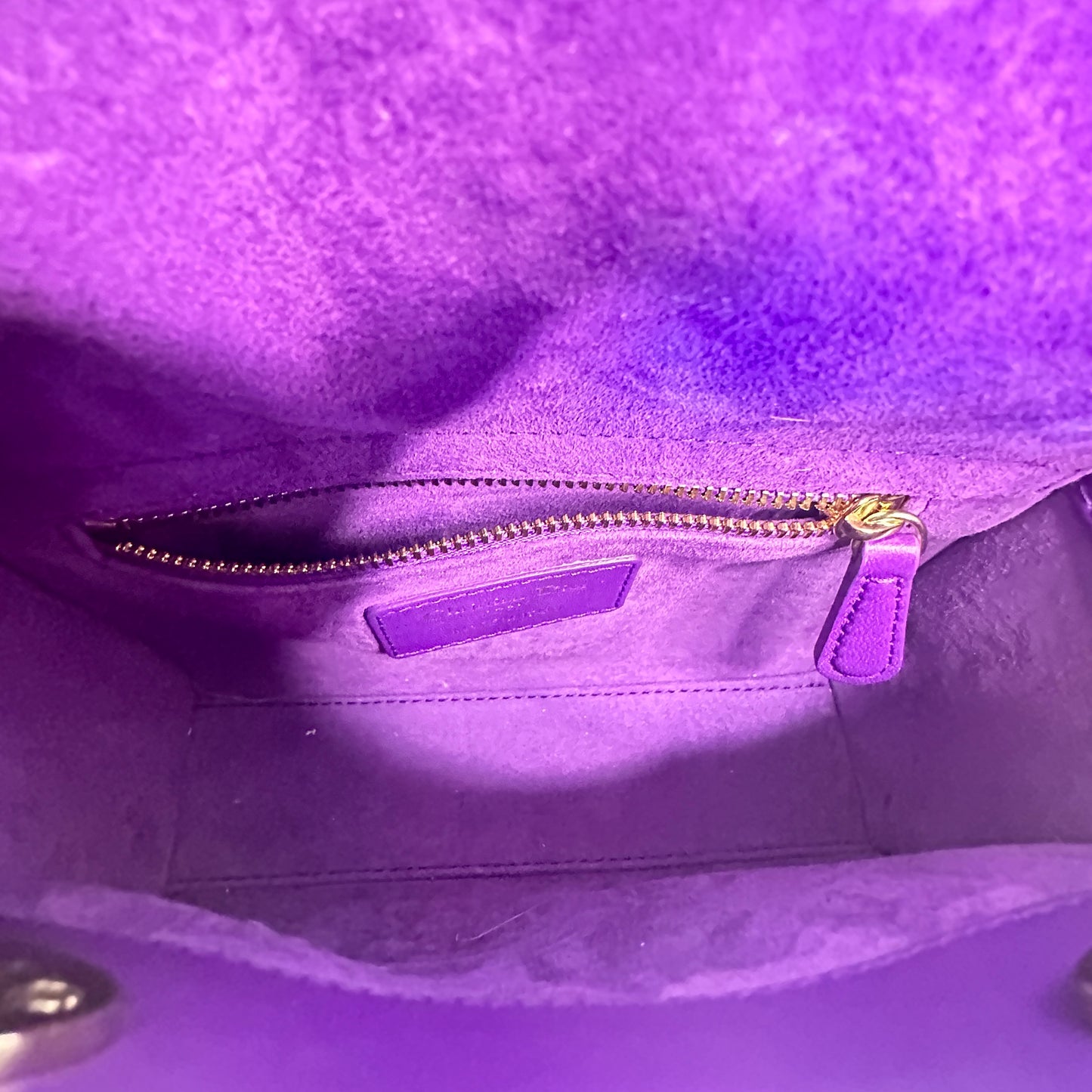 Mini Purple Lady Dior Bag