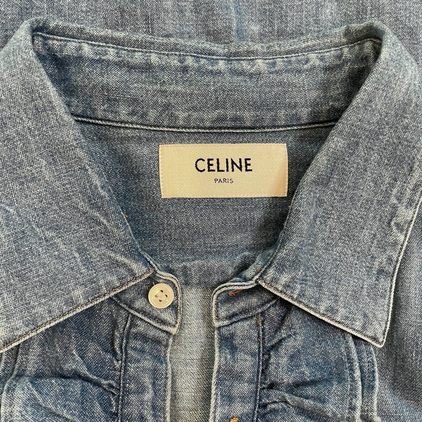 Blue Denim Shirt - L