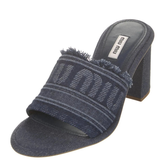 Denim Logo Shoes - 8