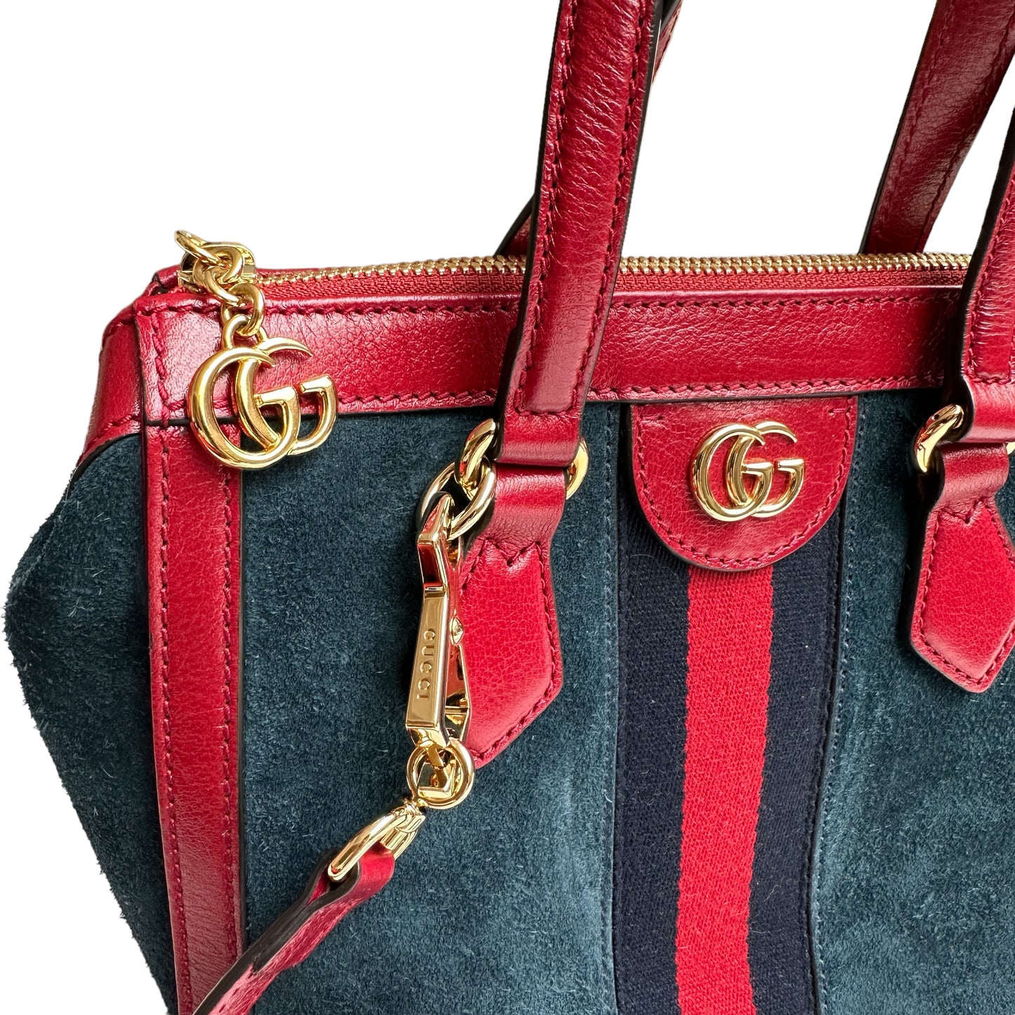 Blue & Red Crossbody Bag